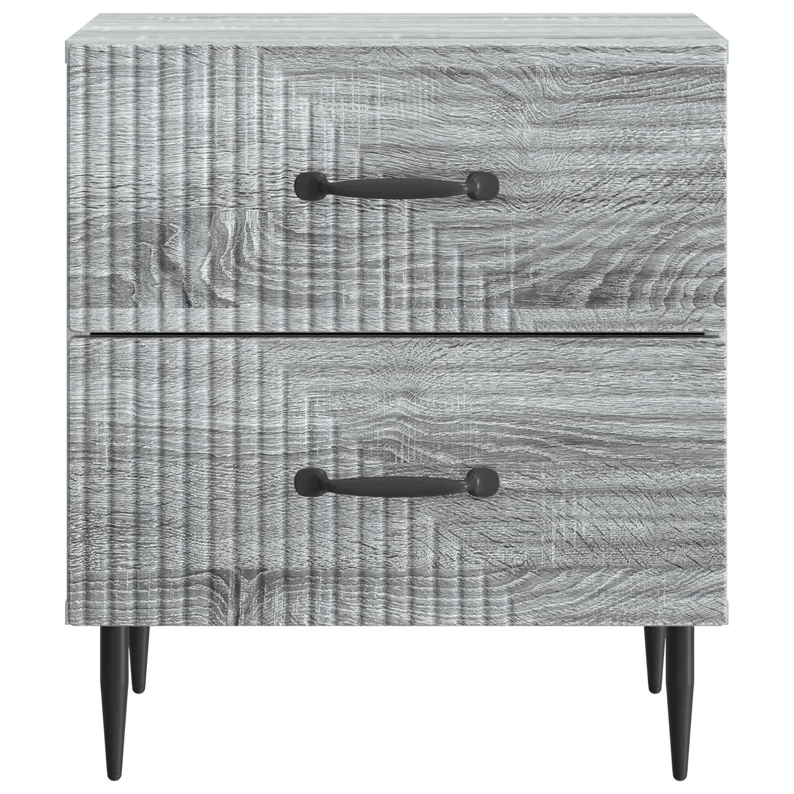 Cabinet de chevet avec tiroir Sonoma gris 43 x 34,5 x 47,5 cm - XIOS