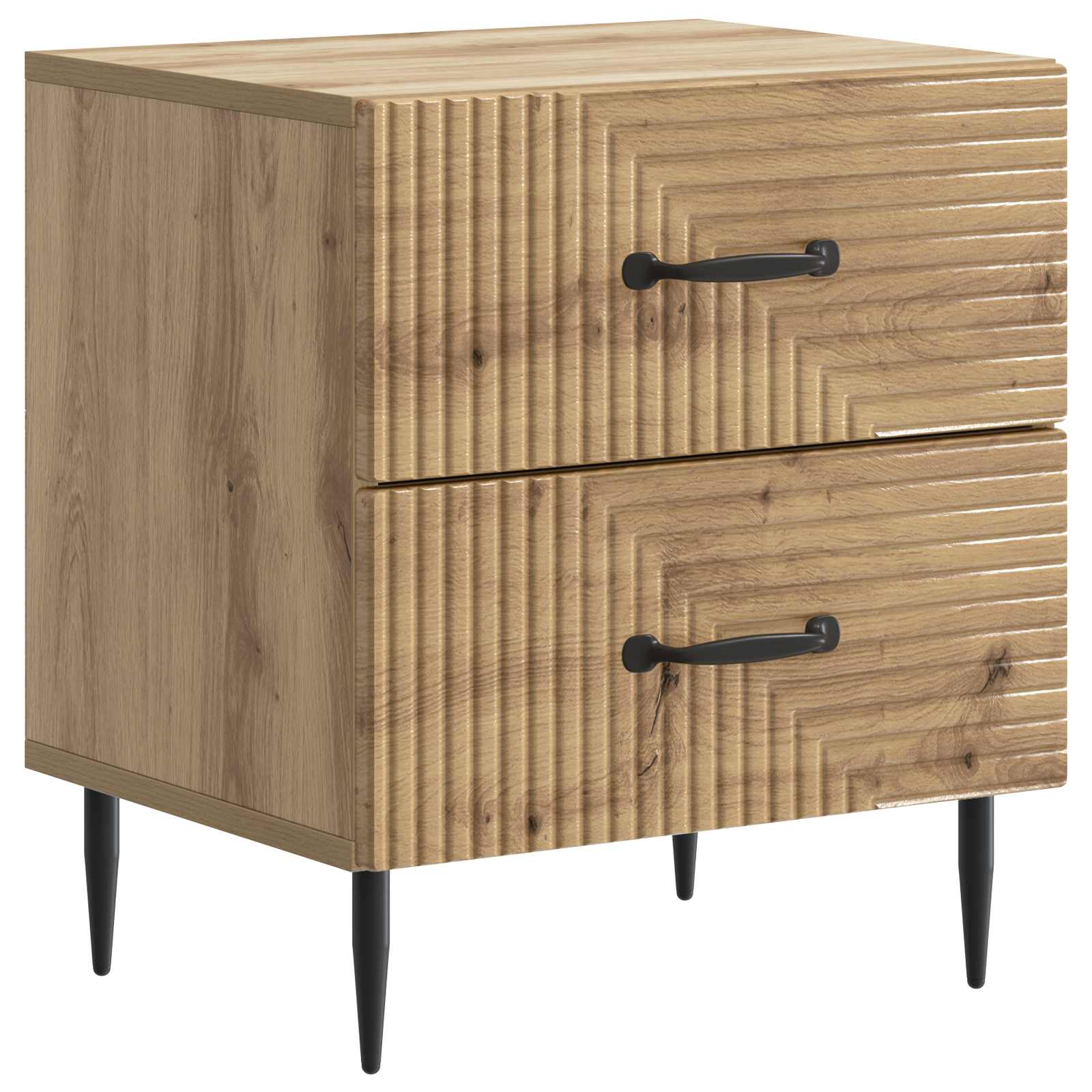 Cabinet de chevet Chêne artisanal 43 x 34,5 x 47,5 cm - XIOS