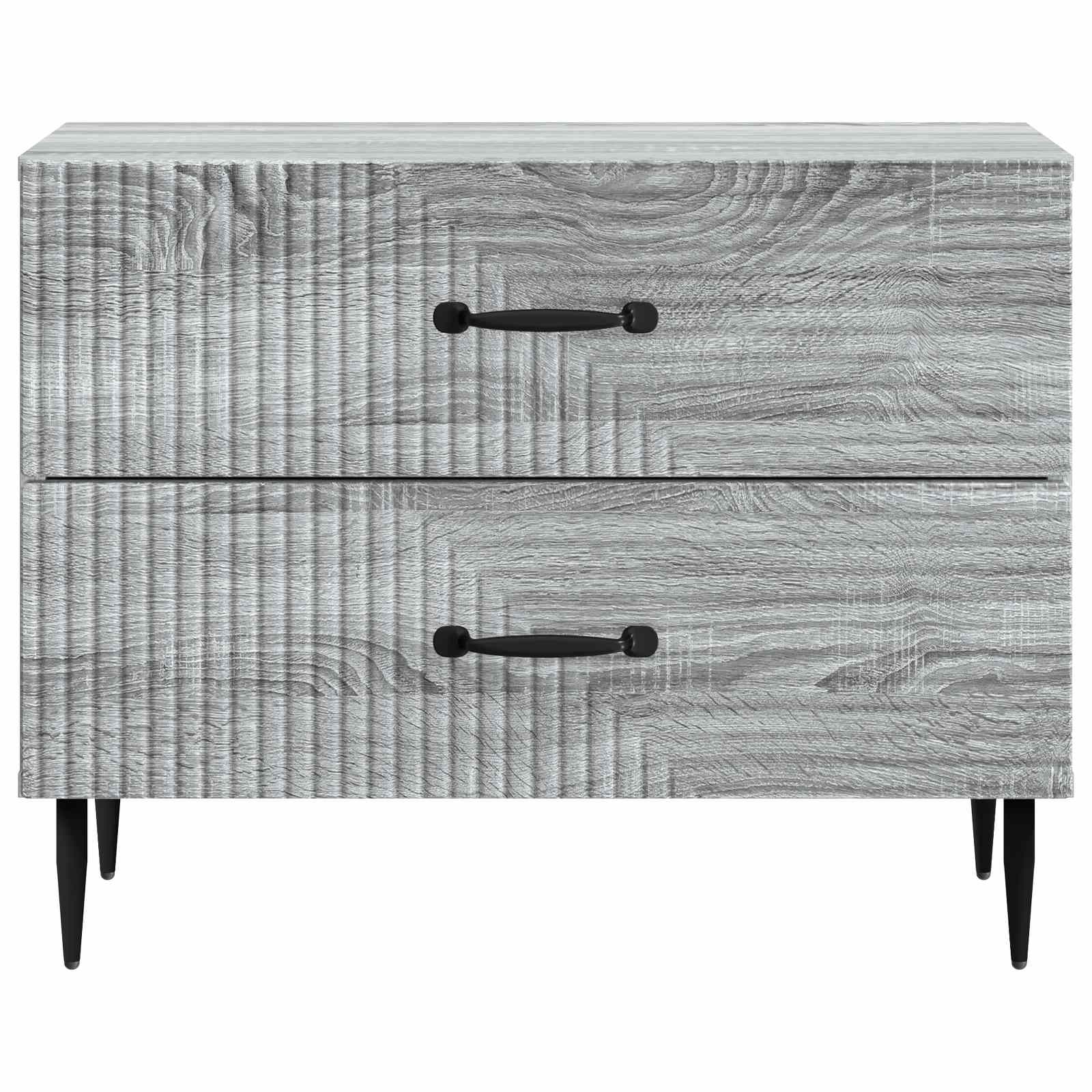 Cabinet de chevet avec tiroir Sonoma gris 62 x 34,5 x 47,5 cm - XIOS