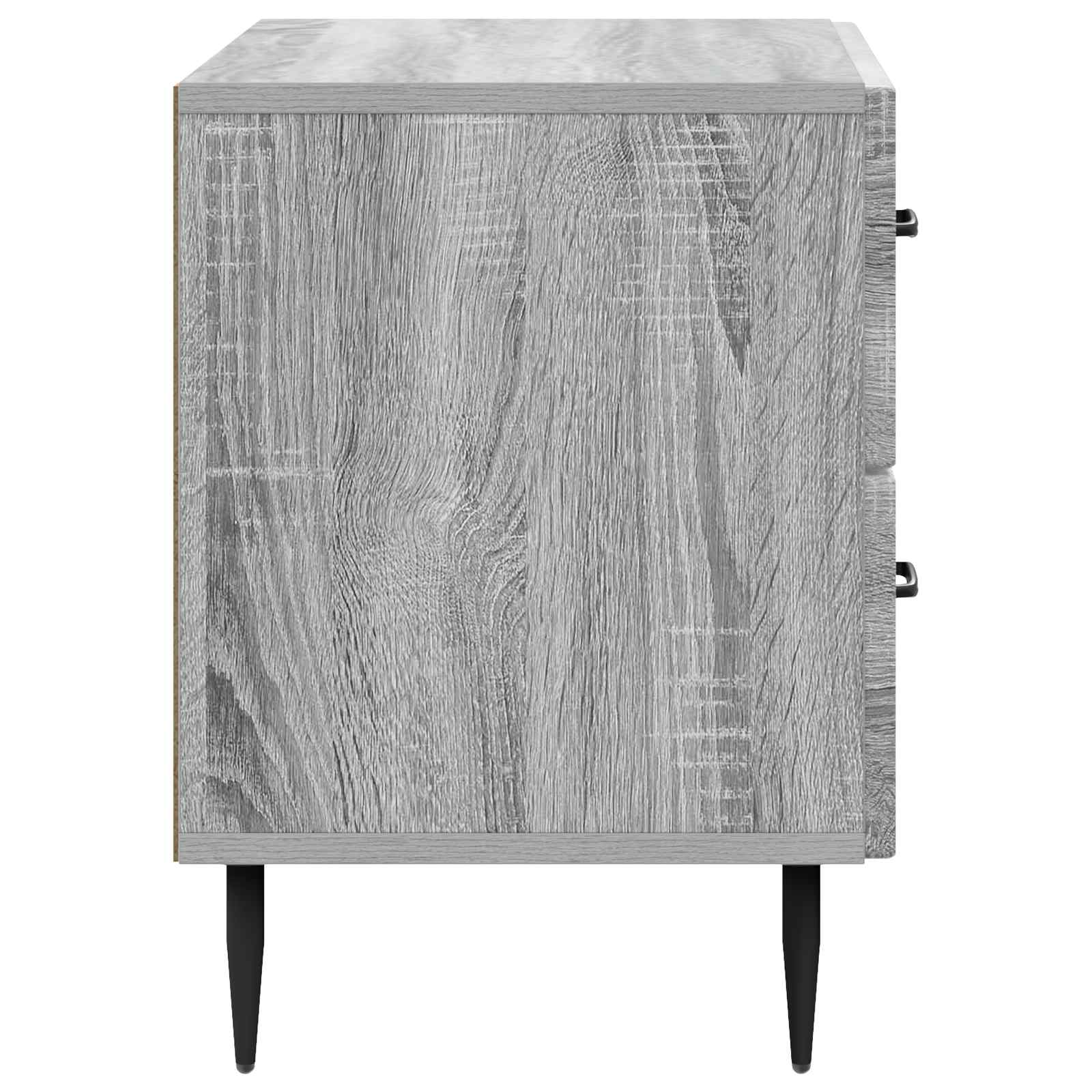 Cabinet de chevet avec tiroir Sonoma gris 62 x 34,5 x 47,5 cm - XIOS