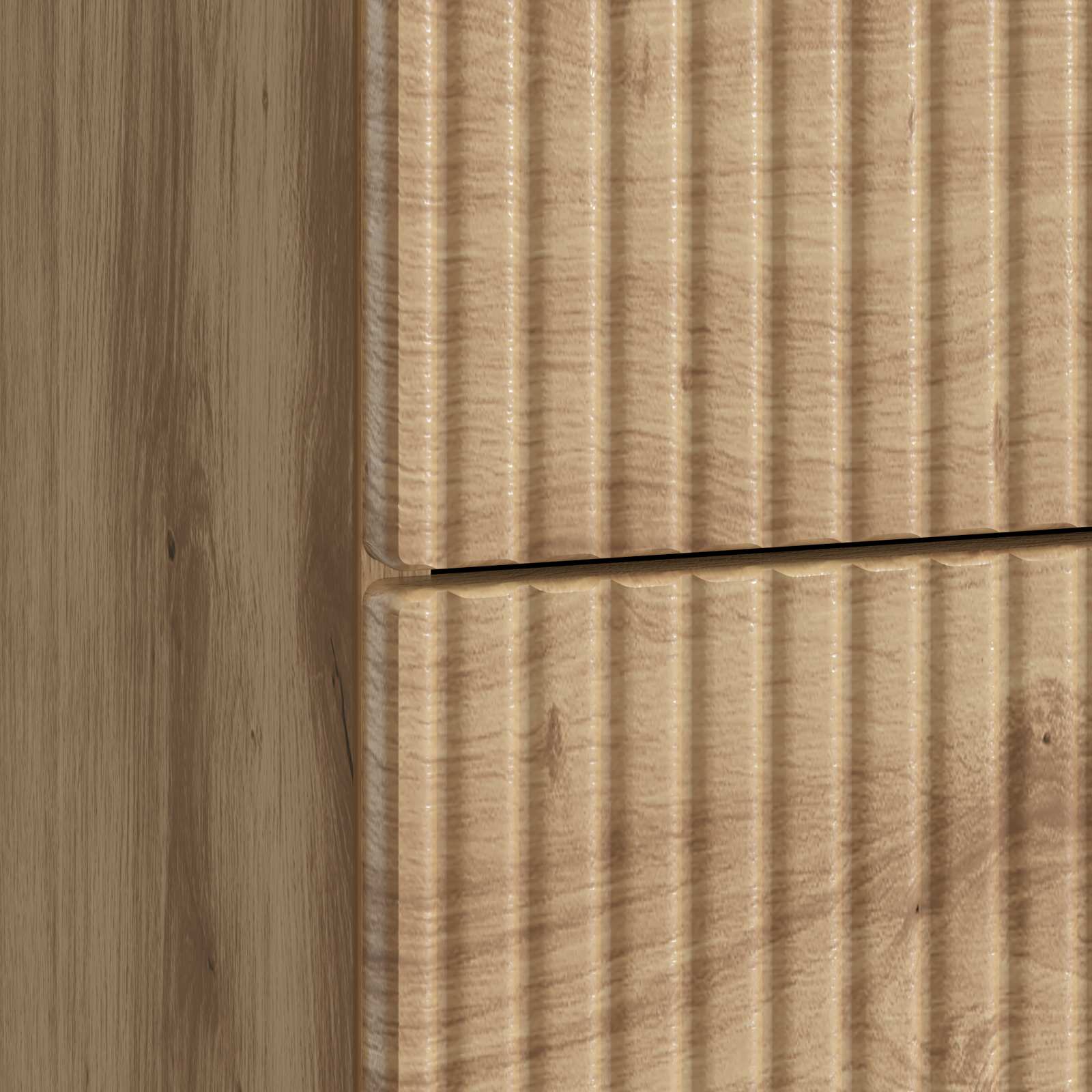 Cabinet de chevet Chêne artisanal 62 x 34,5 x 47,5 cm - XIOS