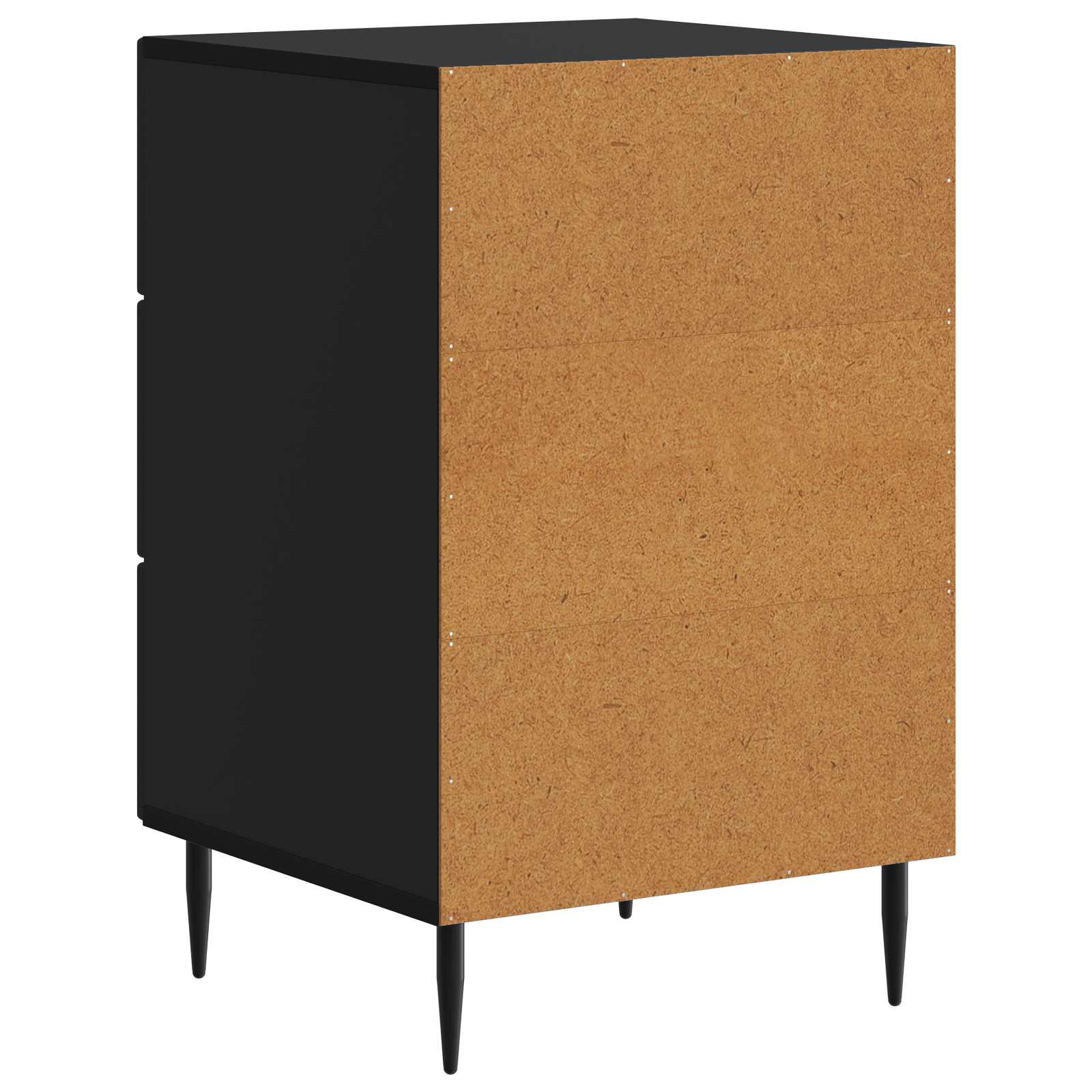 Cabinet de chevet Noir 43 x 41 x 66,5 cm Bois d'ingénierie - XIOS