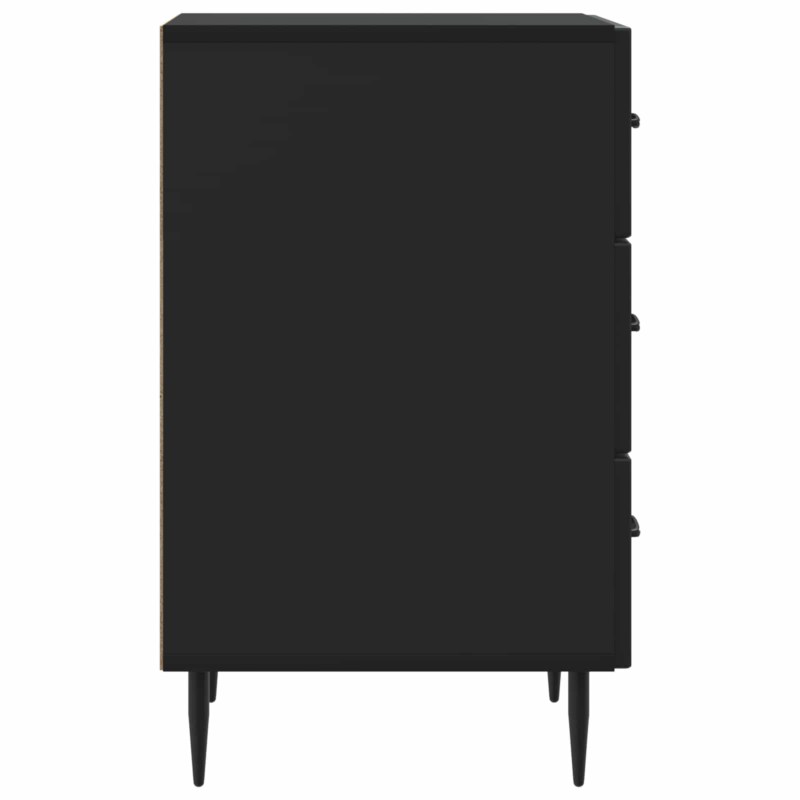 Cabinet de chevet Noir 43 x 41 x 66,5 cm Bois d'ingénierie - XIOS