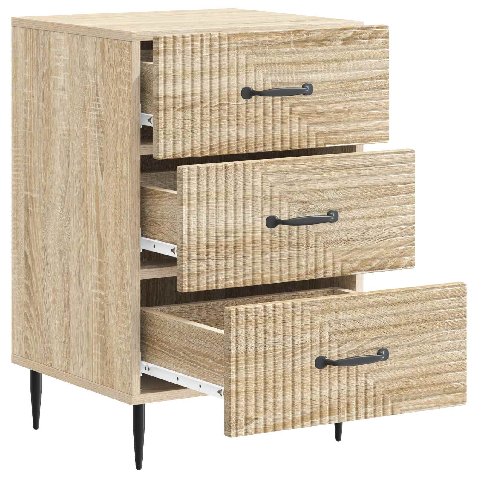 Cabinet de chevet avec tiroir Chêne Sonoma 43 x 41 x 66,5 cm - XIOS