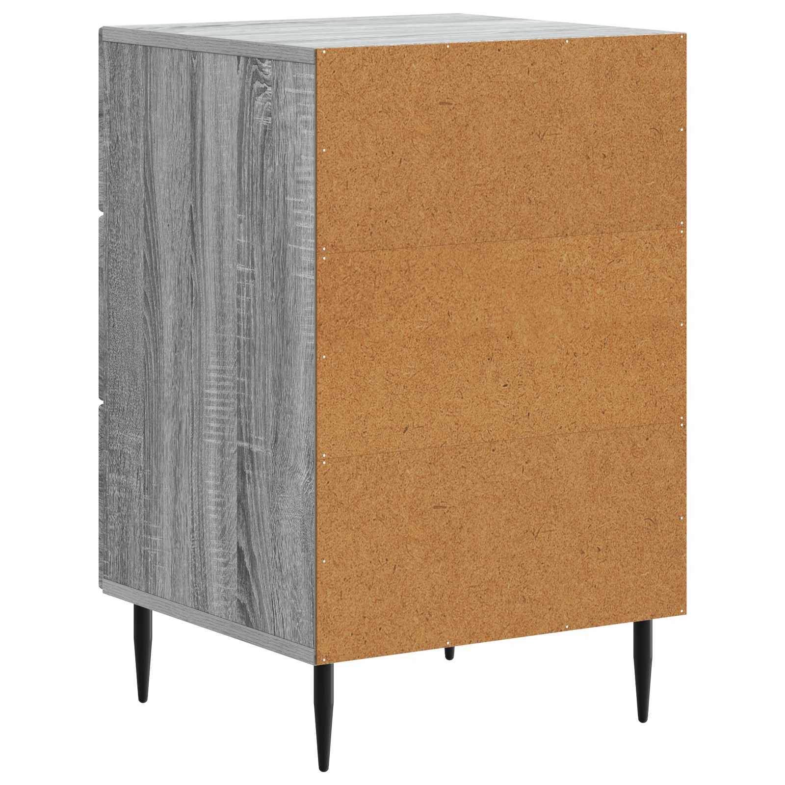 Cabinet de chevet avec tiroir Sonoma gris 43 x 41 x 66,5 cm - XIOS