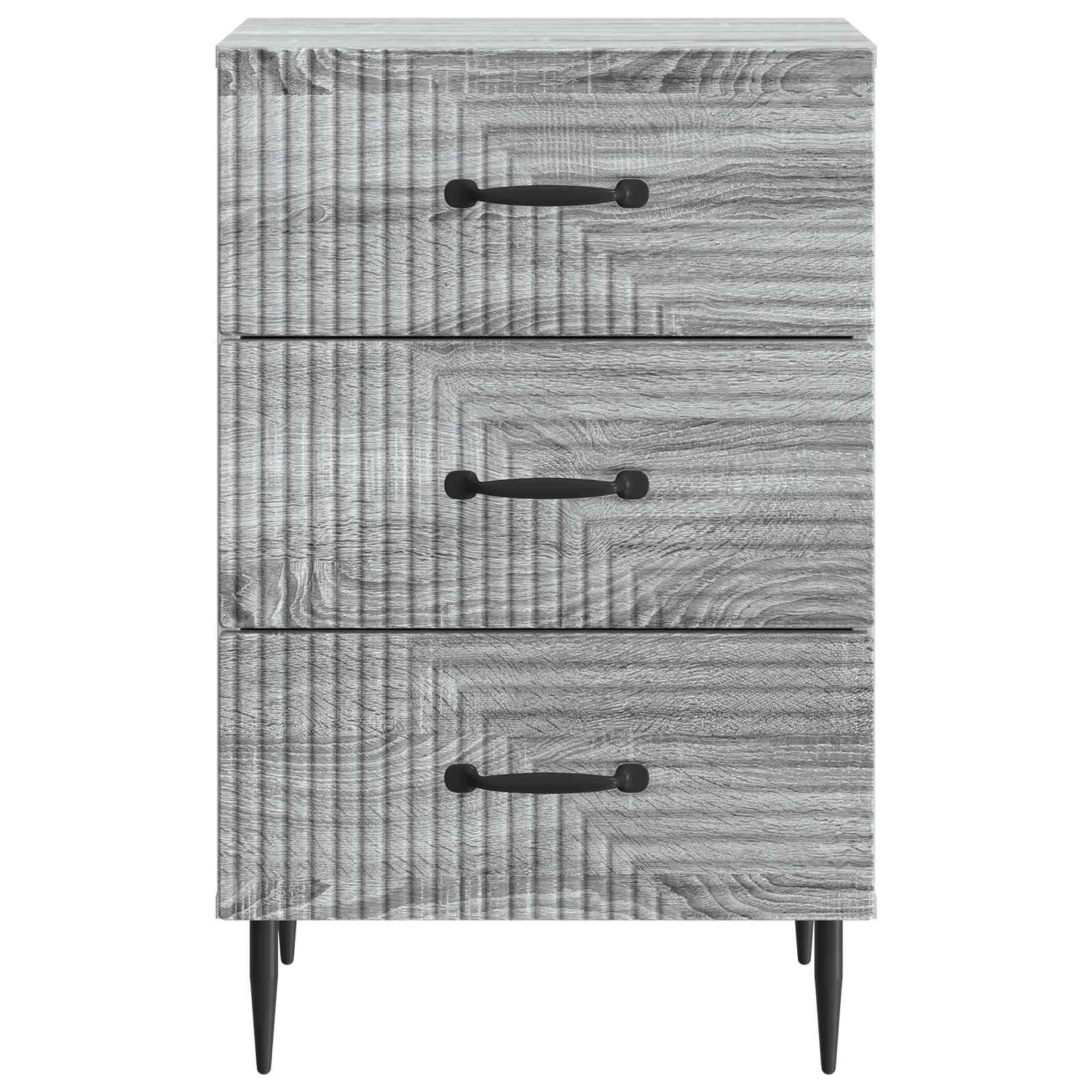 Cabinet de chevet avec tiroir Sonoma gris 43 x 41 x 66,5 cm - XIOS