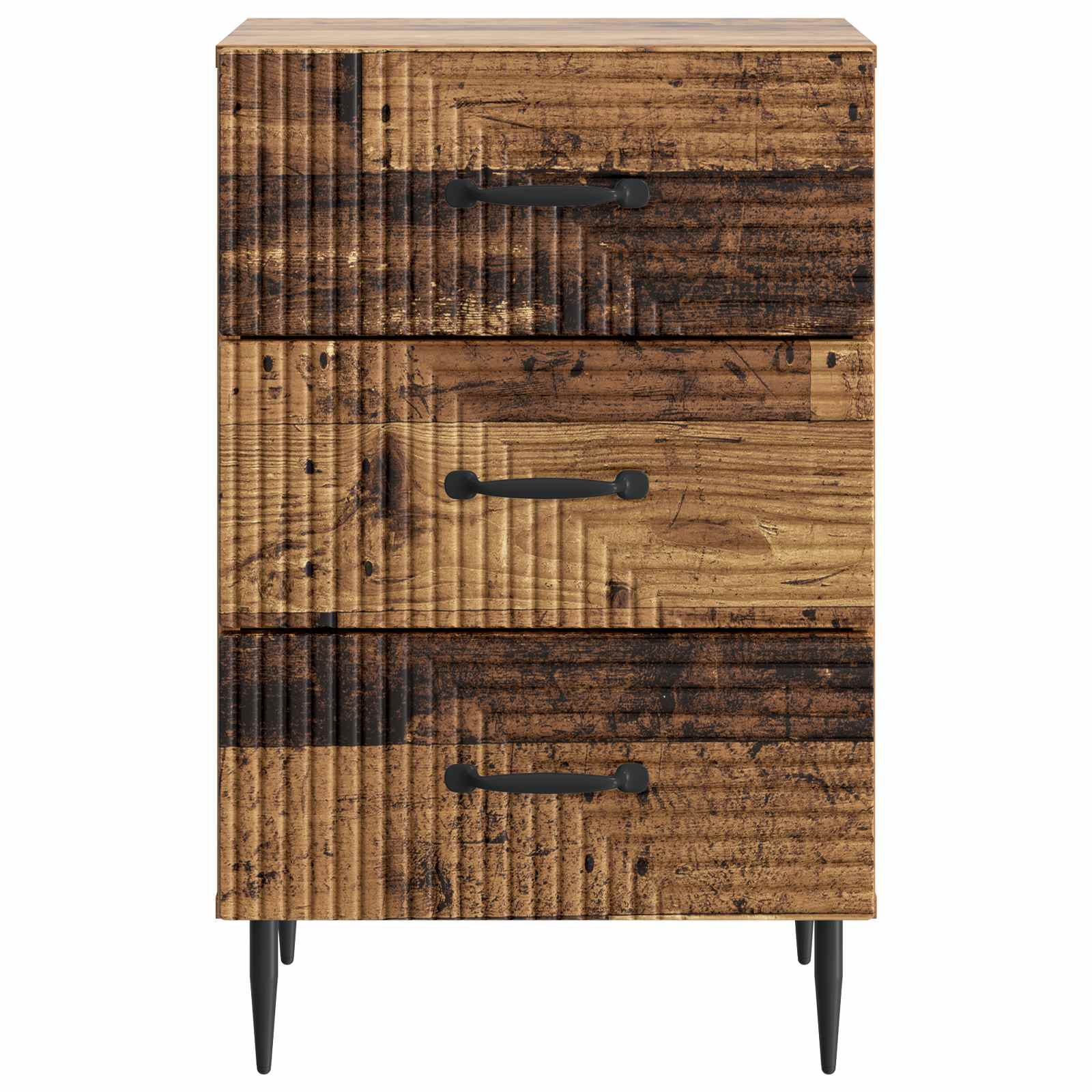Cabinet de chevet avec tiroir Bois ancien 43 x 41 x 66,5 cm - XIOS