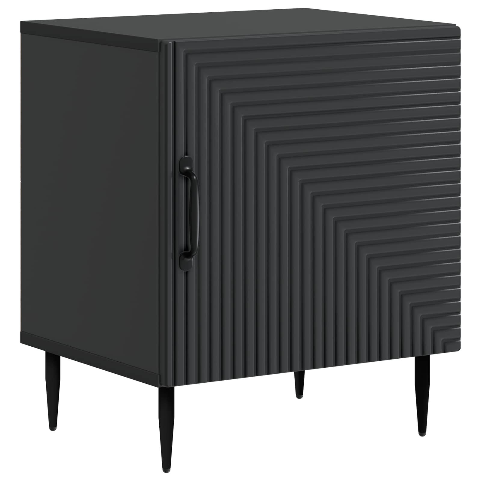 Cabinet de chevet 2 pcs Noir 43 x 34,5 x 50 cm - XIOS