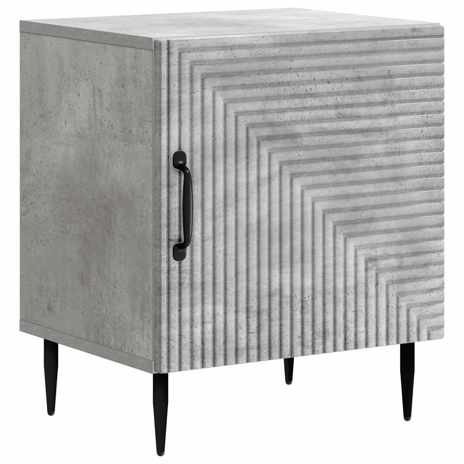 Cabinet de chevet 2 pcs Gris béton 43 x 34,5 x 50 cm - XIOS