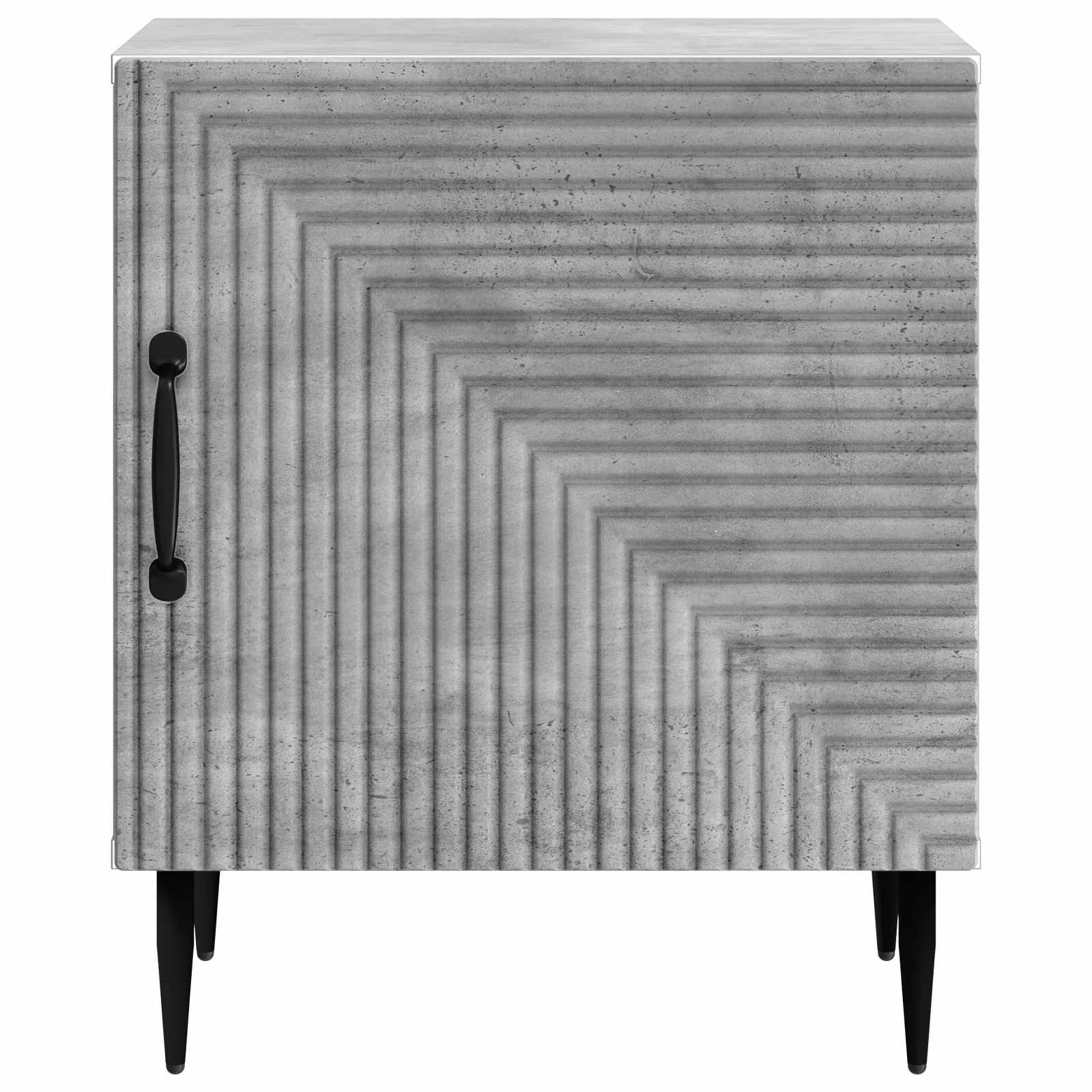 Cabinet de chevet 2 pcs Gris béton 43 x 34,5 x 50 cm - XIOS