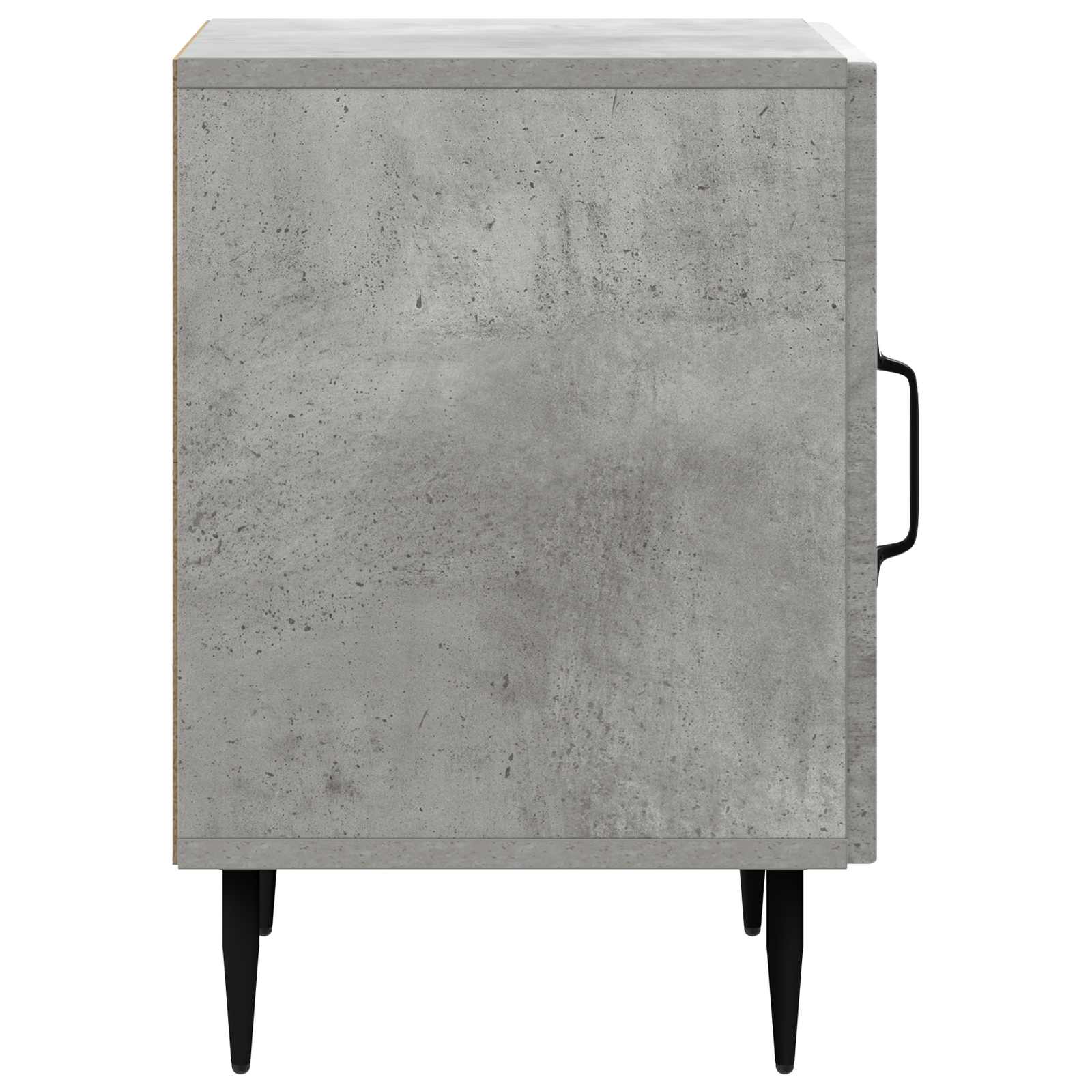 Cabinet de chevet 2 pcs Gris béton 43 x 34,5 x 50 cm - XIOS
