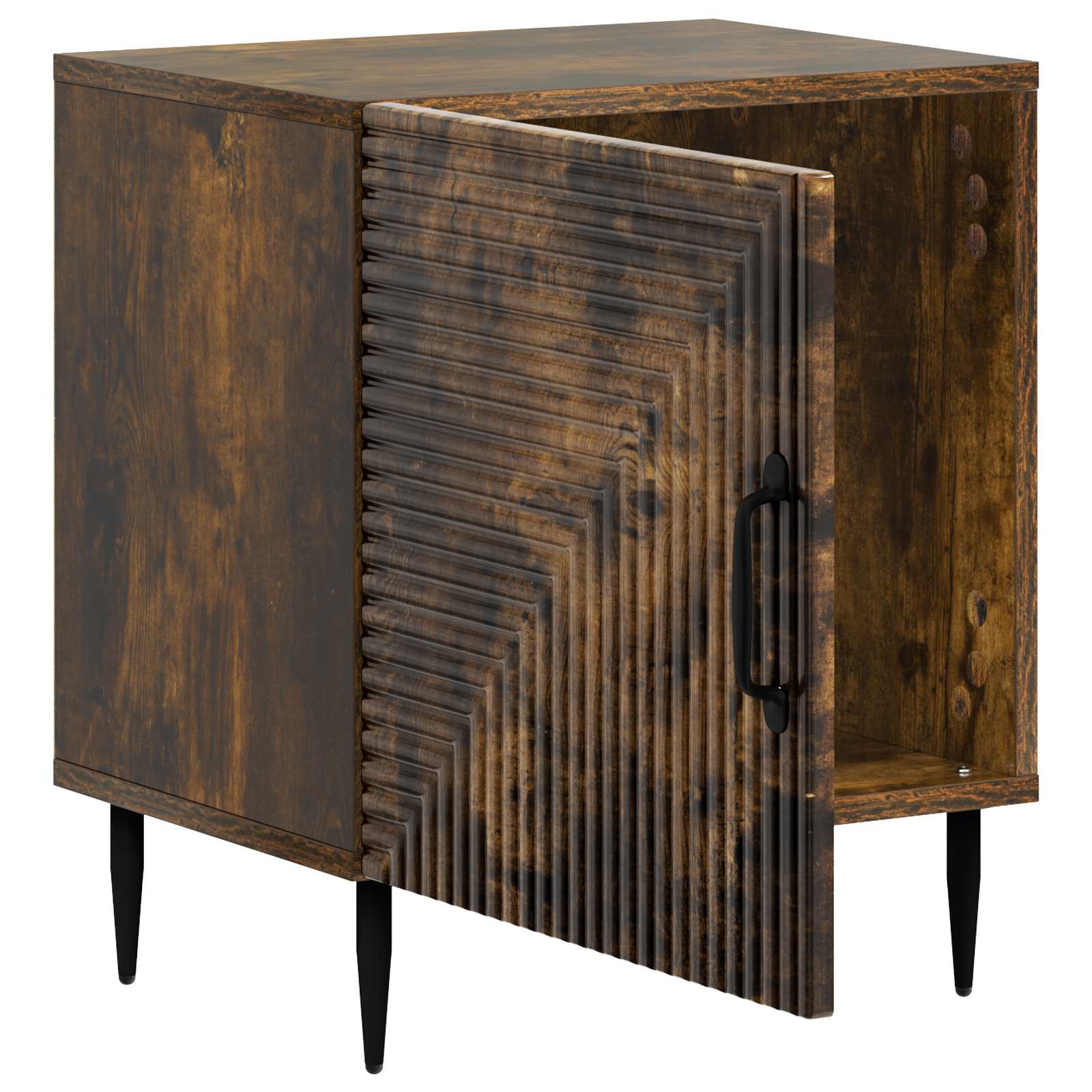 Cabinet de chevet 2 pcs Chêne fumé 43 x 34,5 x 50 cm - XIOS