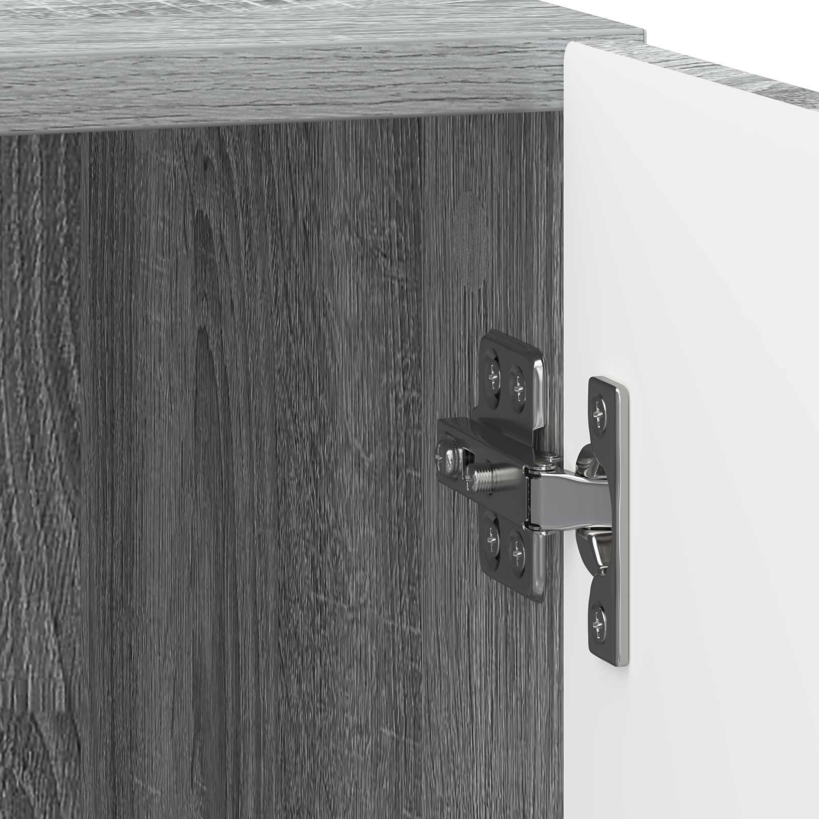 Cabinet de chevet 2 pcs Sonoma gris 43 x 34,5 x 50 cm - XIOS