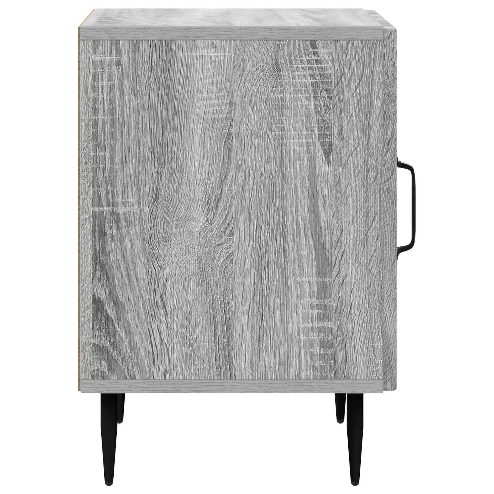 Cabinet de chevet 2 pcs Sonoma gris 43 x 34,5 x 50 cm - XIOS