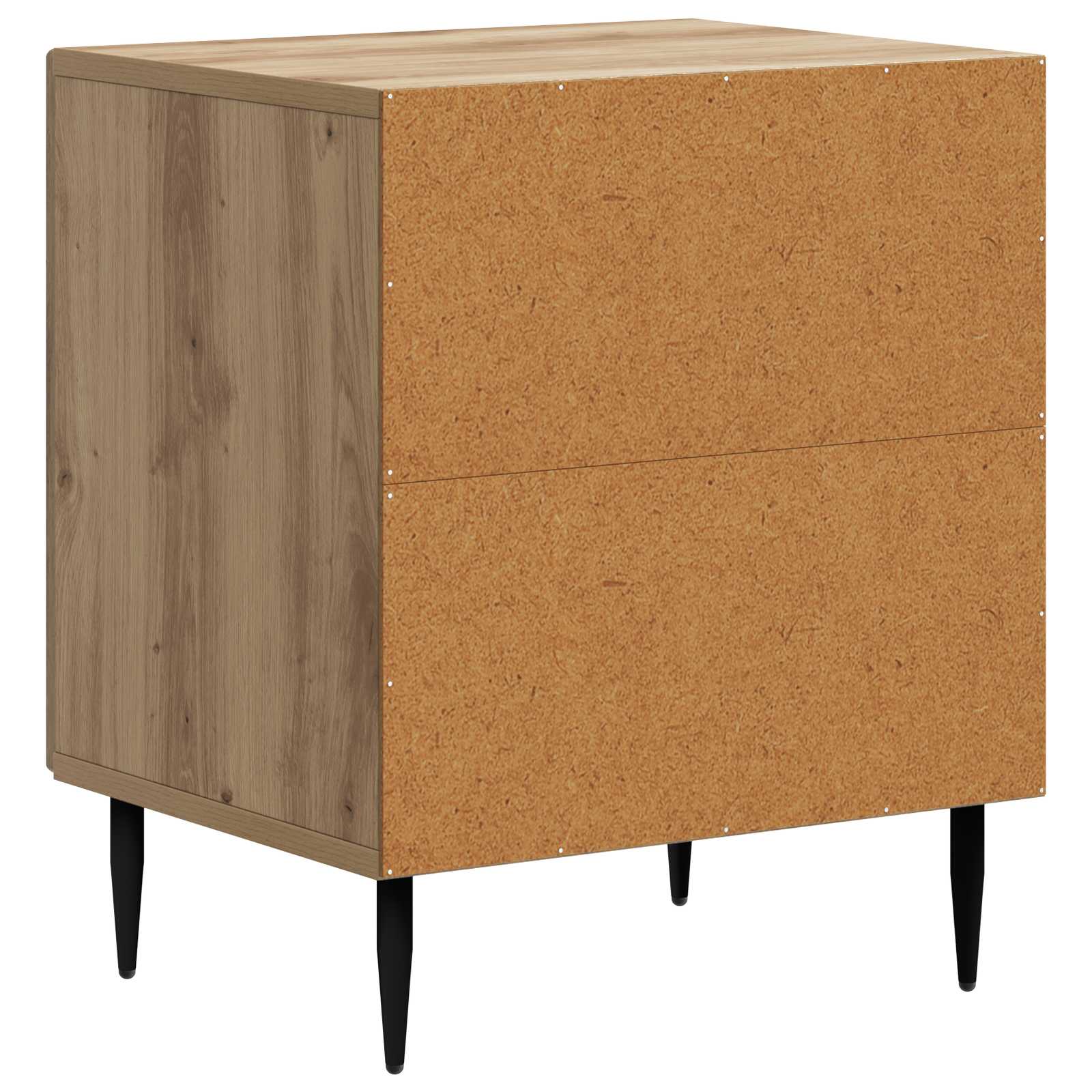 Cabinet de chevet 2 pcs Chêne artisanal 43 x 34,5 x 50 cm - XIOS