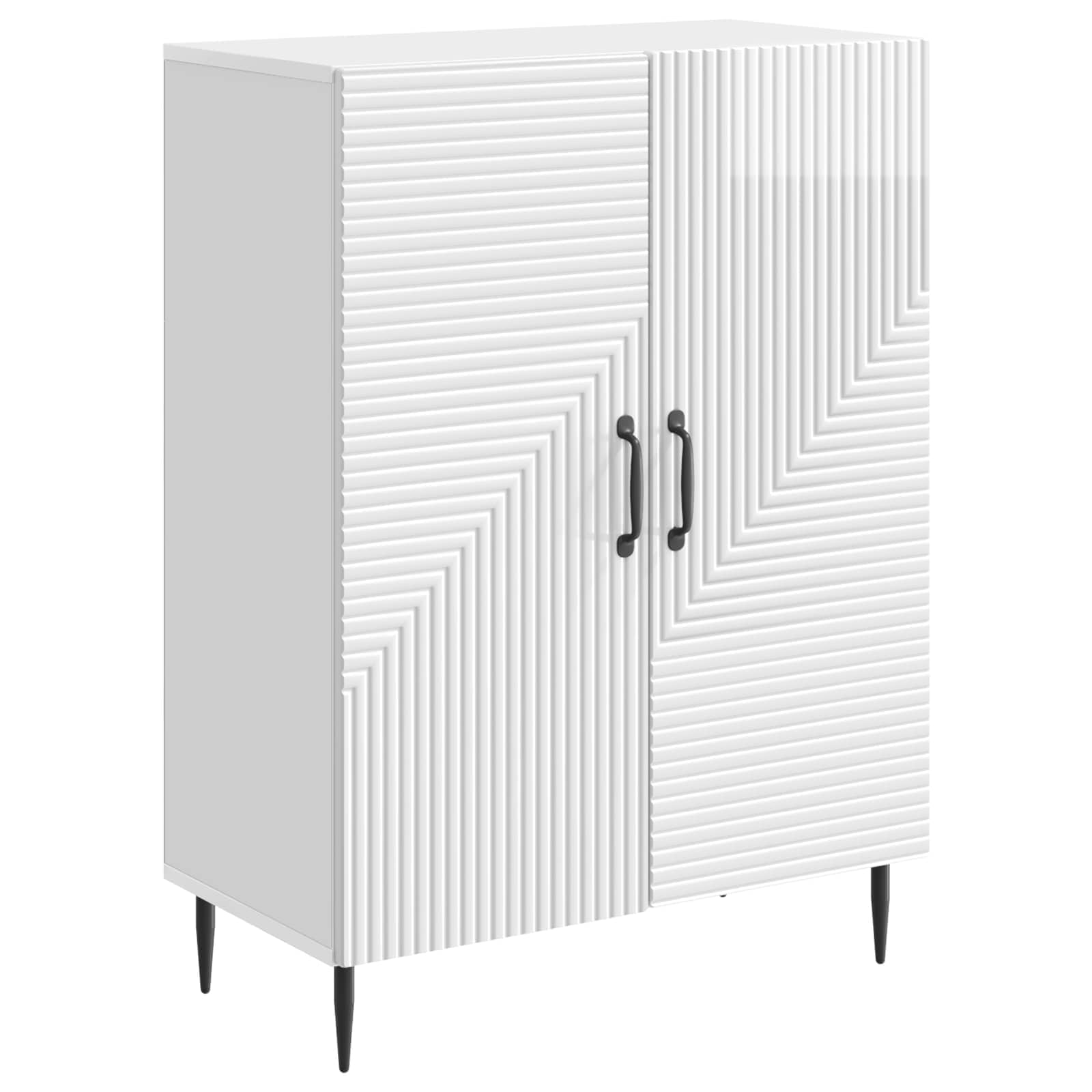 Buffet Blanc brillant 66 x 34,5 x 89,5 cm Bois d'ingénierie - XIOS