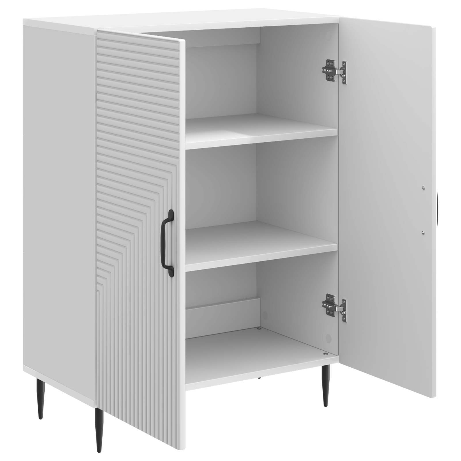 Buffet Blanc brillant 66 x 34,5 x 89,5 cm Bois d'ingénierie - XIOS