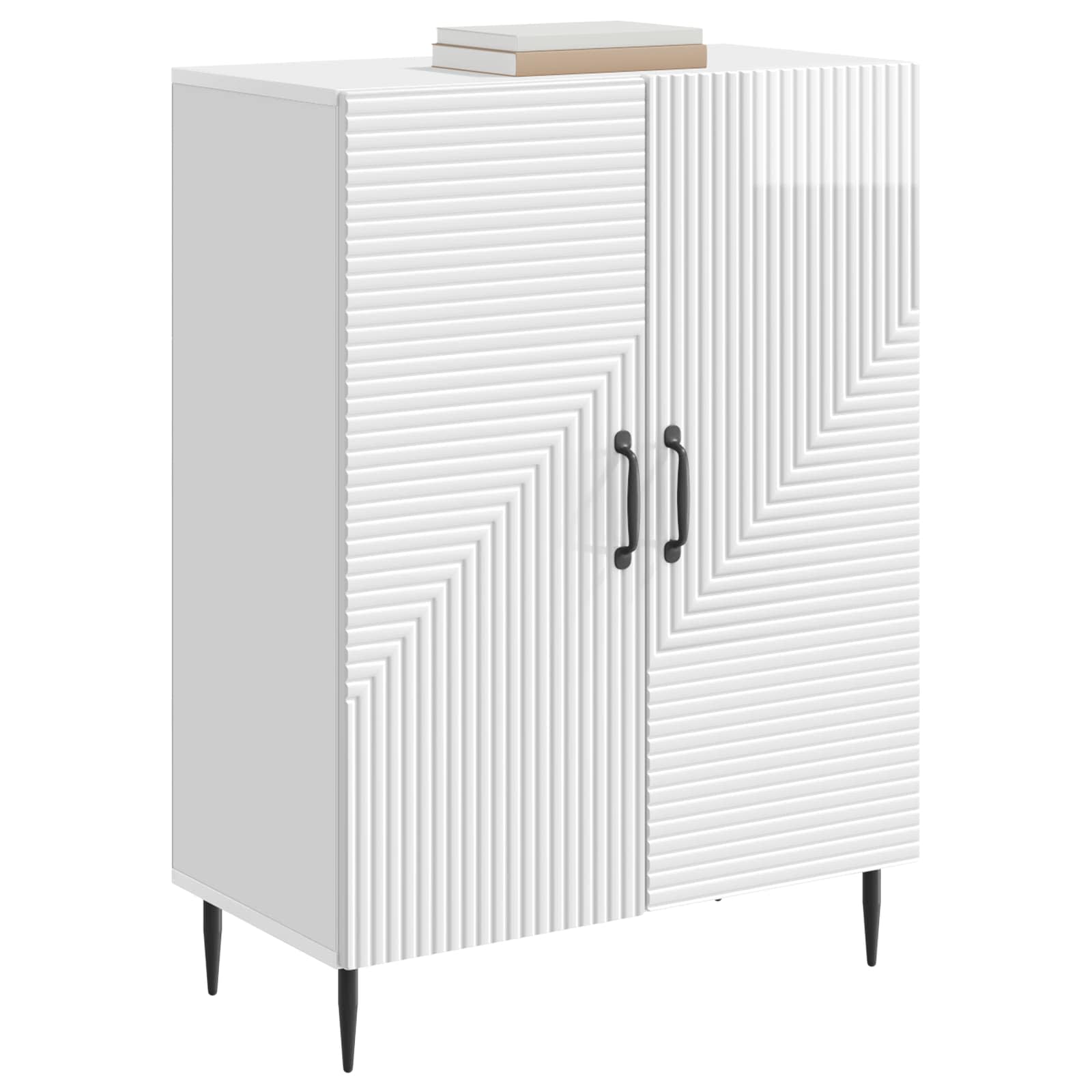 Buffet Blanc brillant 66 x 34,5 x 89,5 cm Bois d'ingénierie - XIOS