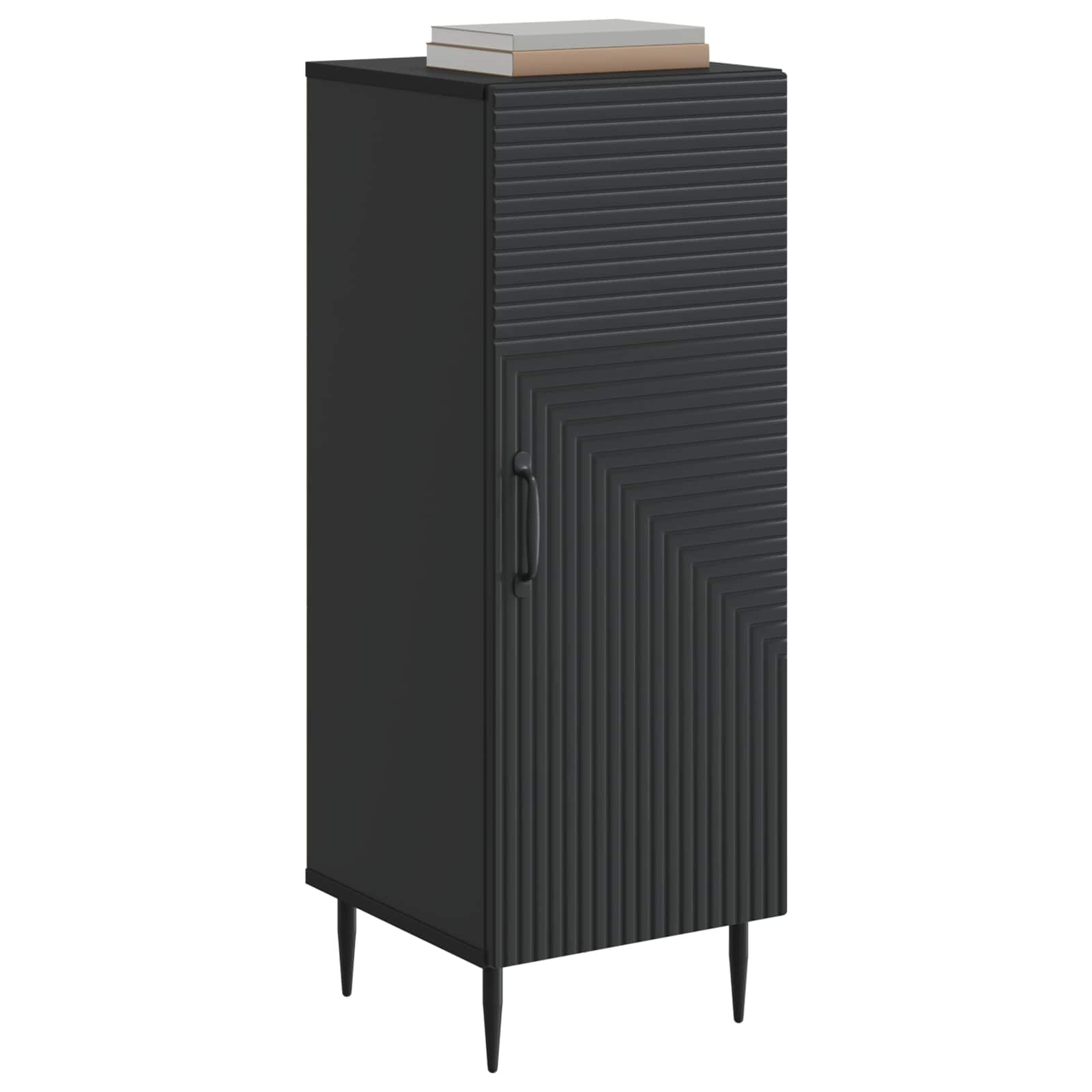 Buffet Noir 33 x 34,5 x 89,5 cm Bois d'ingénierie - XIOS