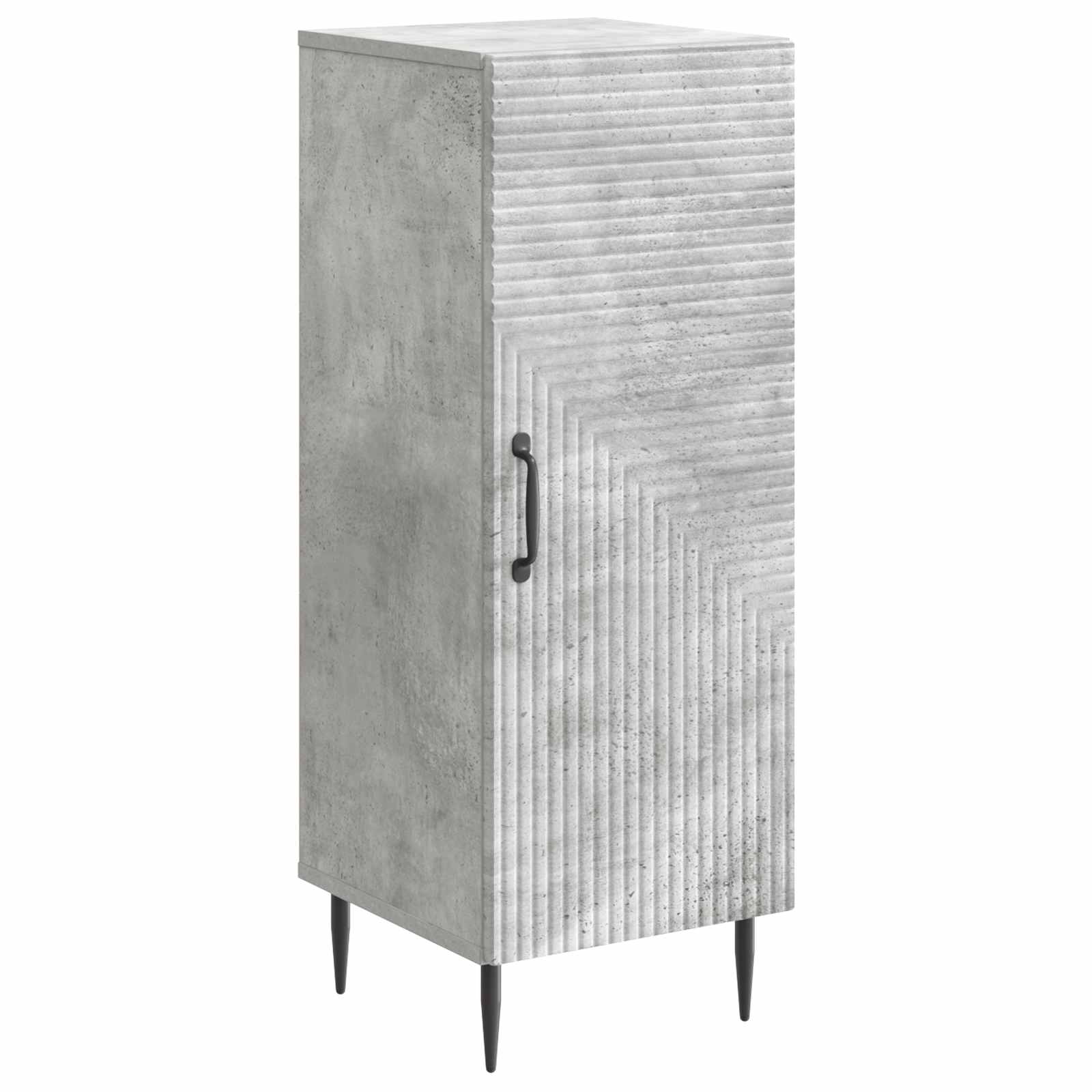 Buffet Gris béton 33 x 34,5 x 89,5 cm Bois d'ingénierie - XIOS