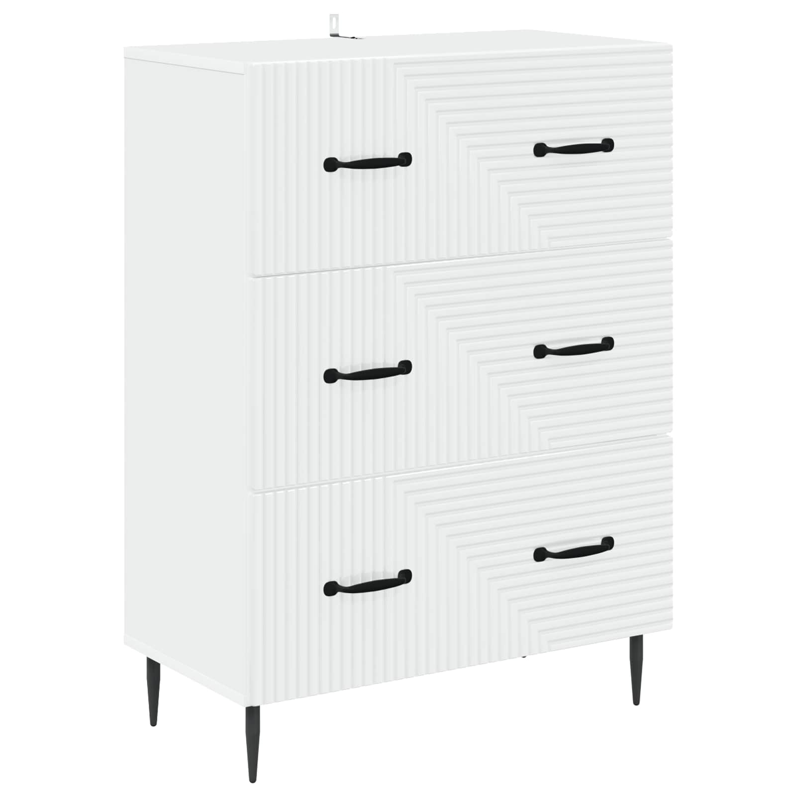 Armoire à tiroirs Blanc 66 x 34,5 x 89,5 cm Bois d'ingénierie - XIOS