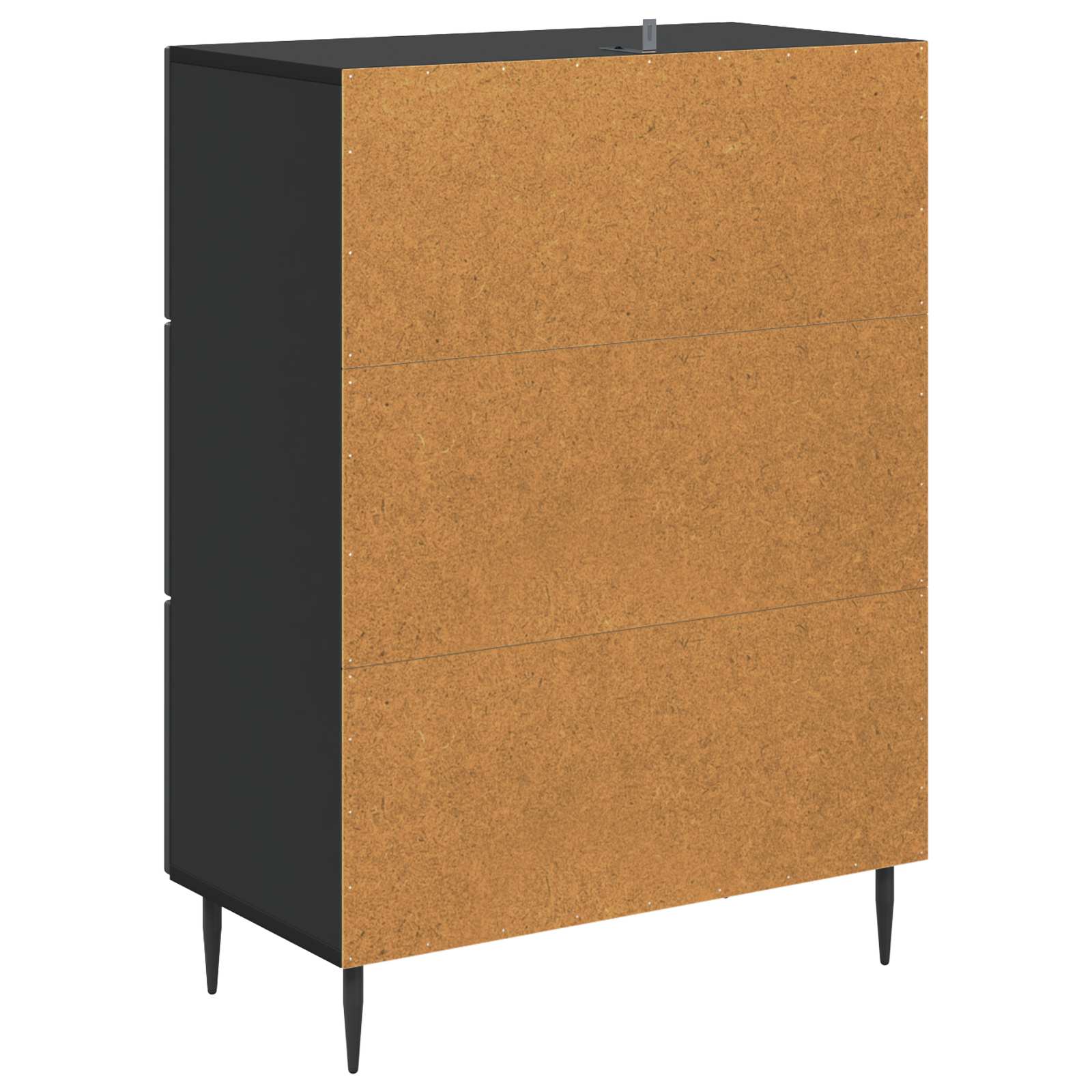 Armoire à tiroirs Noir 66 x 34,5 x 89,5 cm Bois d'ingénierie - XIOS