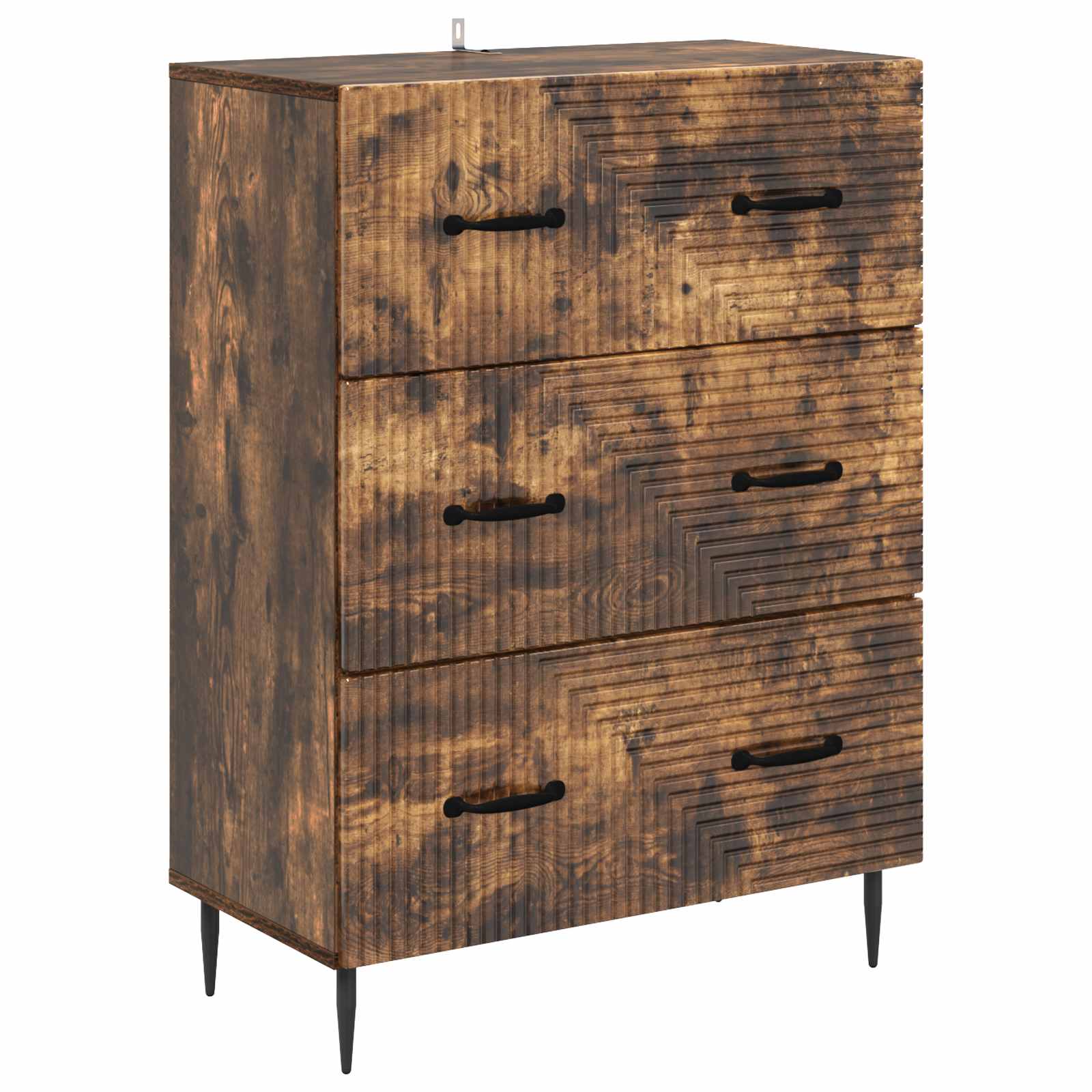 Armoire à tiroirs Chêne fumé 66 x 34,5 x 89,5 cm - XIOS
