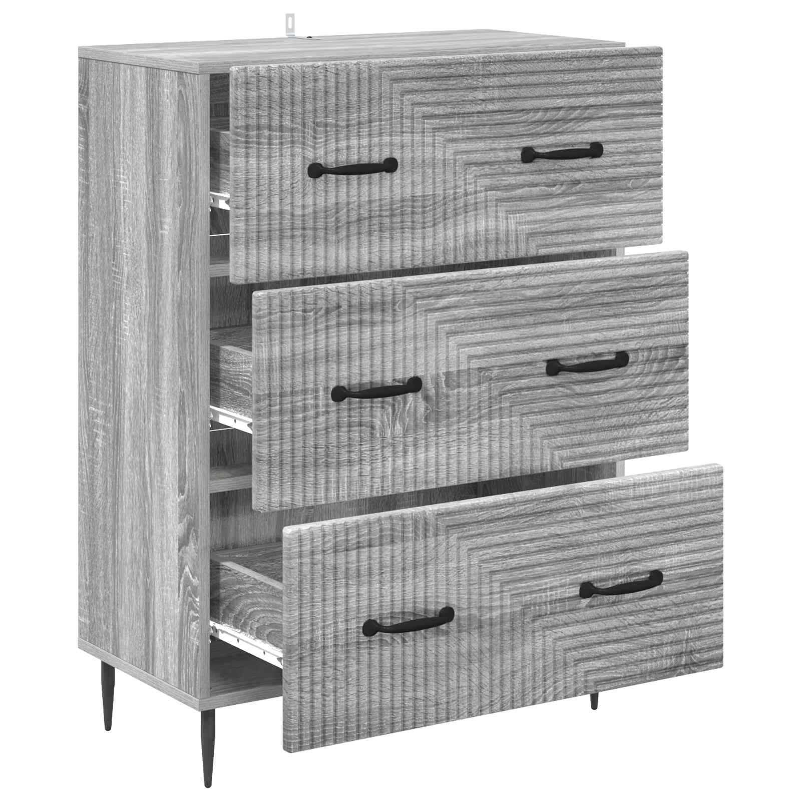 Armoire à tiroirs Sonoma gris 66 x 34,5 x 89,5 cm - XIOS