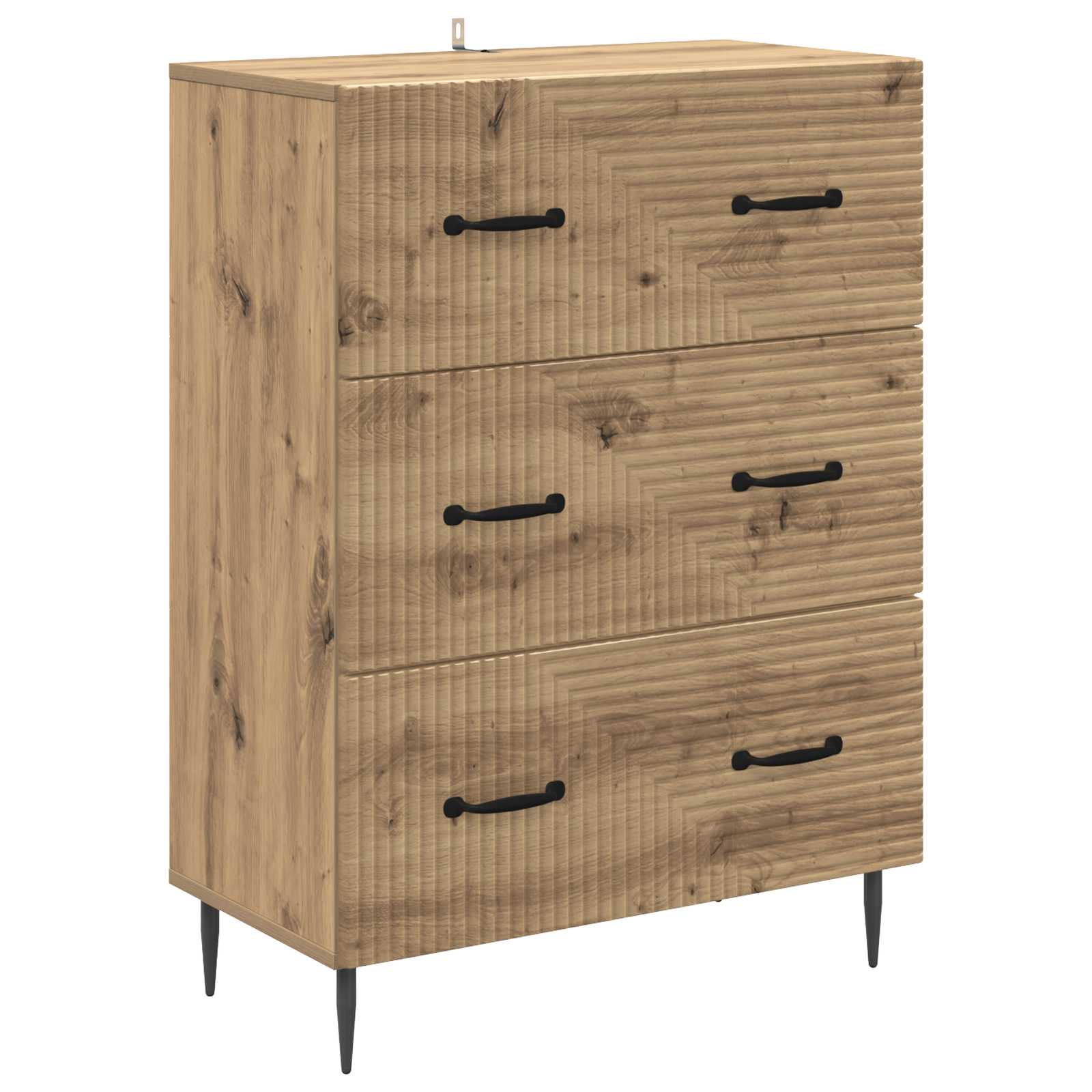 Armoire à tiroirs Chêne artisanal 66 x 34,5 x 89,5 cm - XIOS