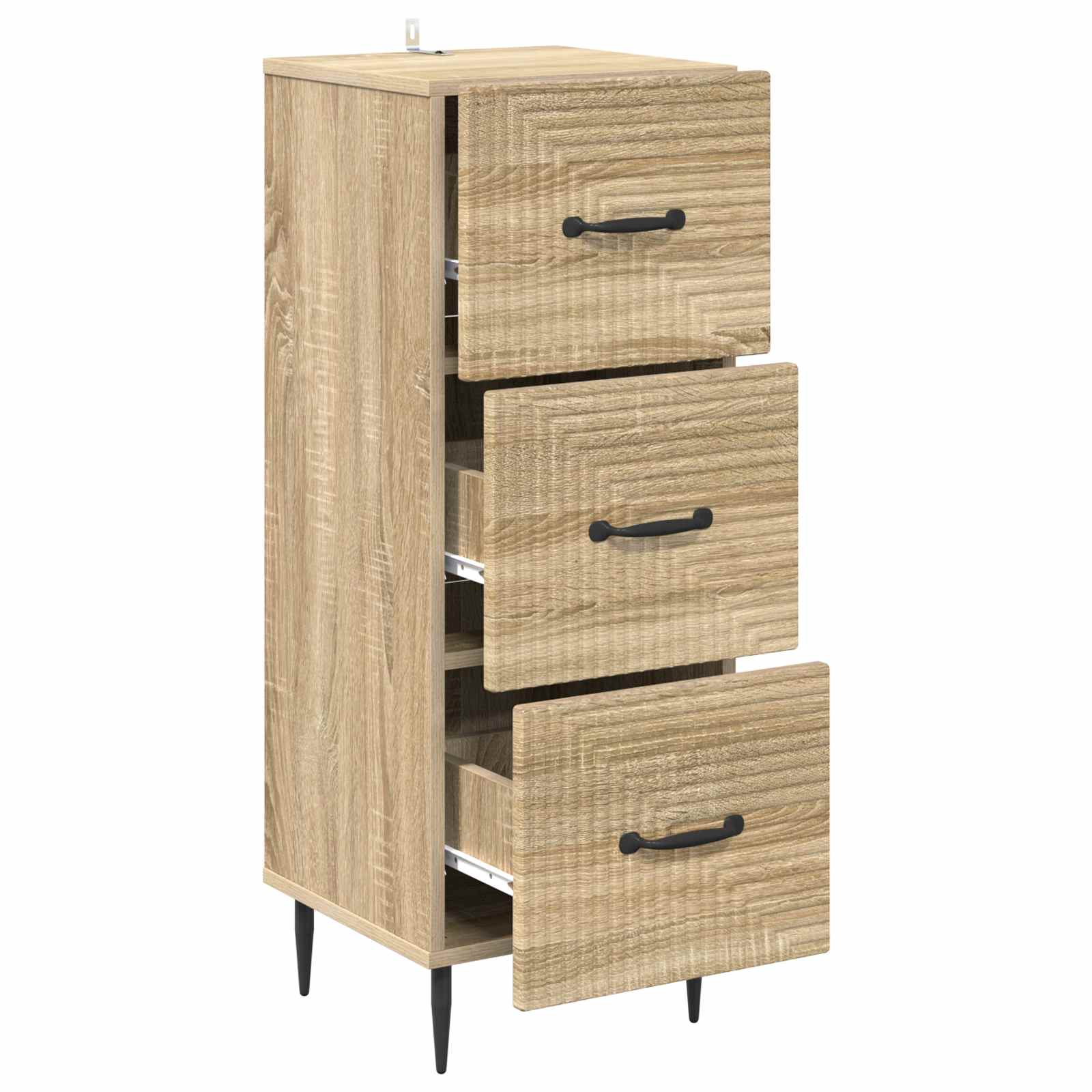 Armoire à tiroirs Chêne Sonoma 33 x 34,5 x 89,5 cm - XIOS