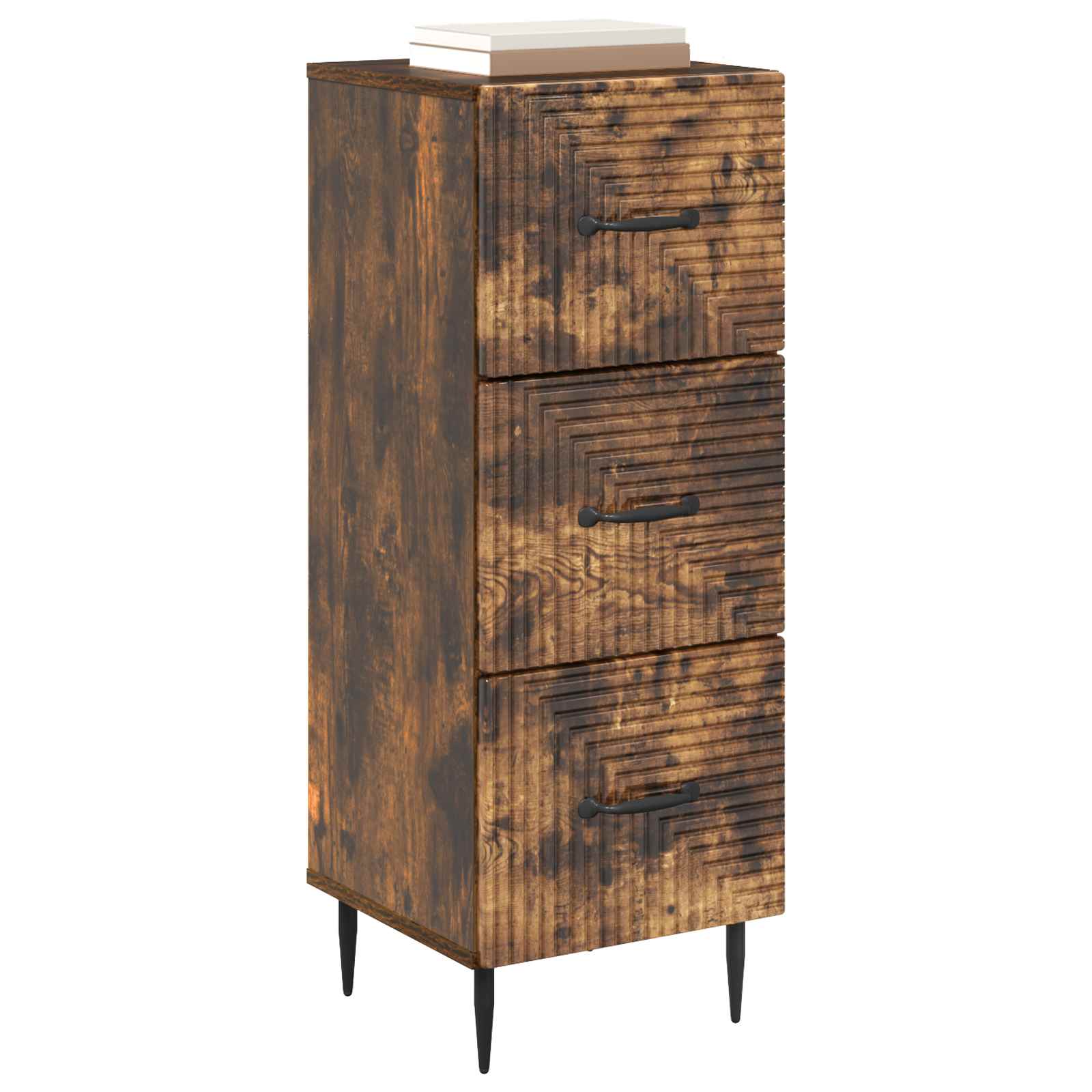 Armoire à tiroirs Chêne fumé 33 x 34,5 x 89,5 cm - XIOS