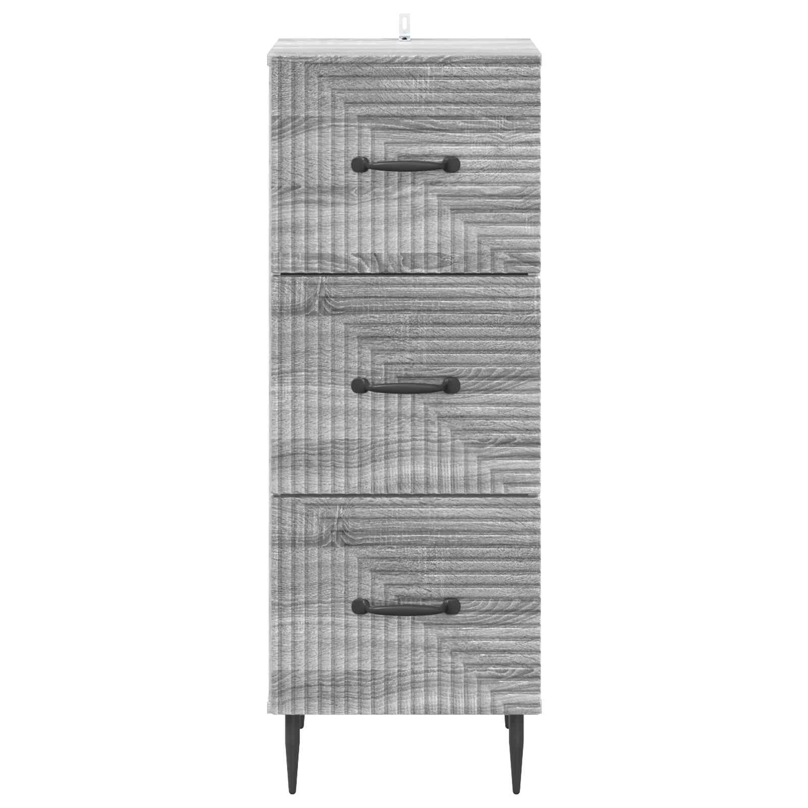 Armoire à tiroirs Sonoma gris 33 x 34,5 x 89,5 cm - XIOS