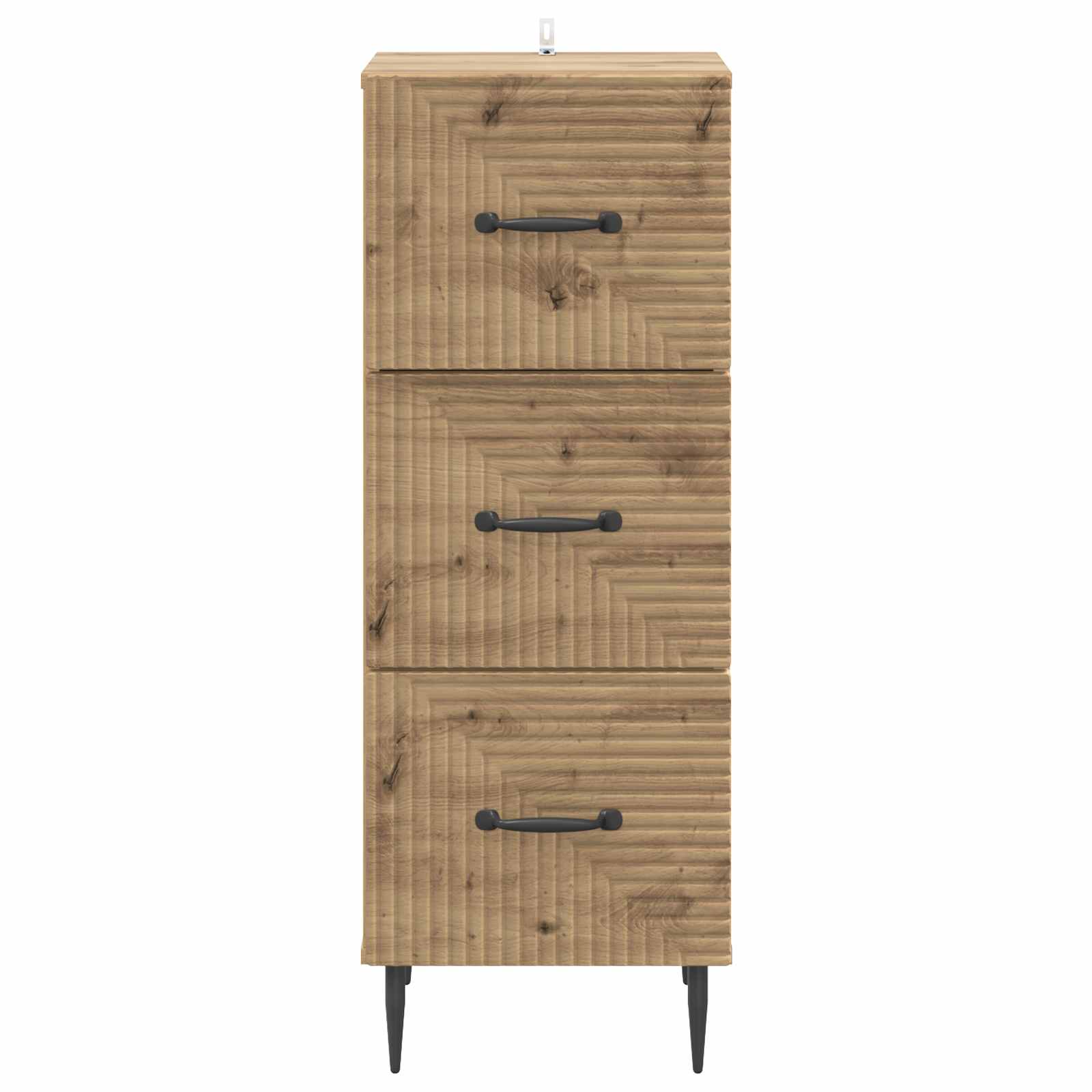 Armoire à tiroirs Chêne artisanal 33 x 34,5 x 89,5 cm - XIOS