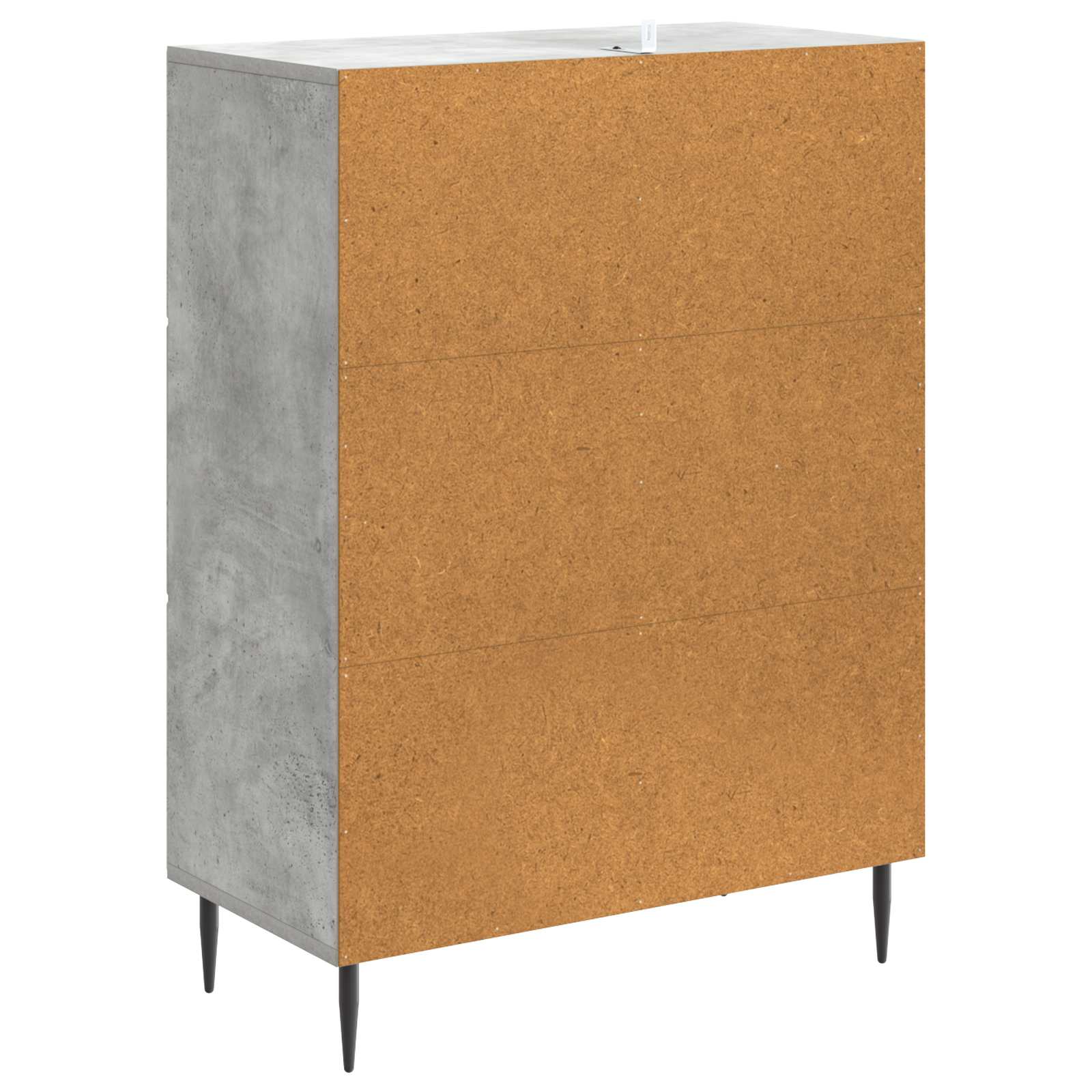 Buffet Gris béton 66 x 34,5 x 89,5 cm Bois d'ingénierie - XIOS
