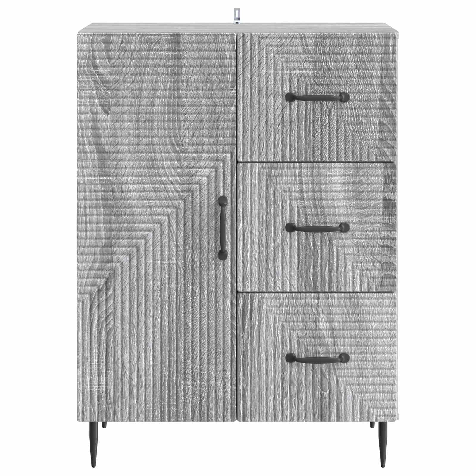 Buffet Sonoma gris 66 x 34,5 x 89,5 cm Bois d'ingénierie - XIOS