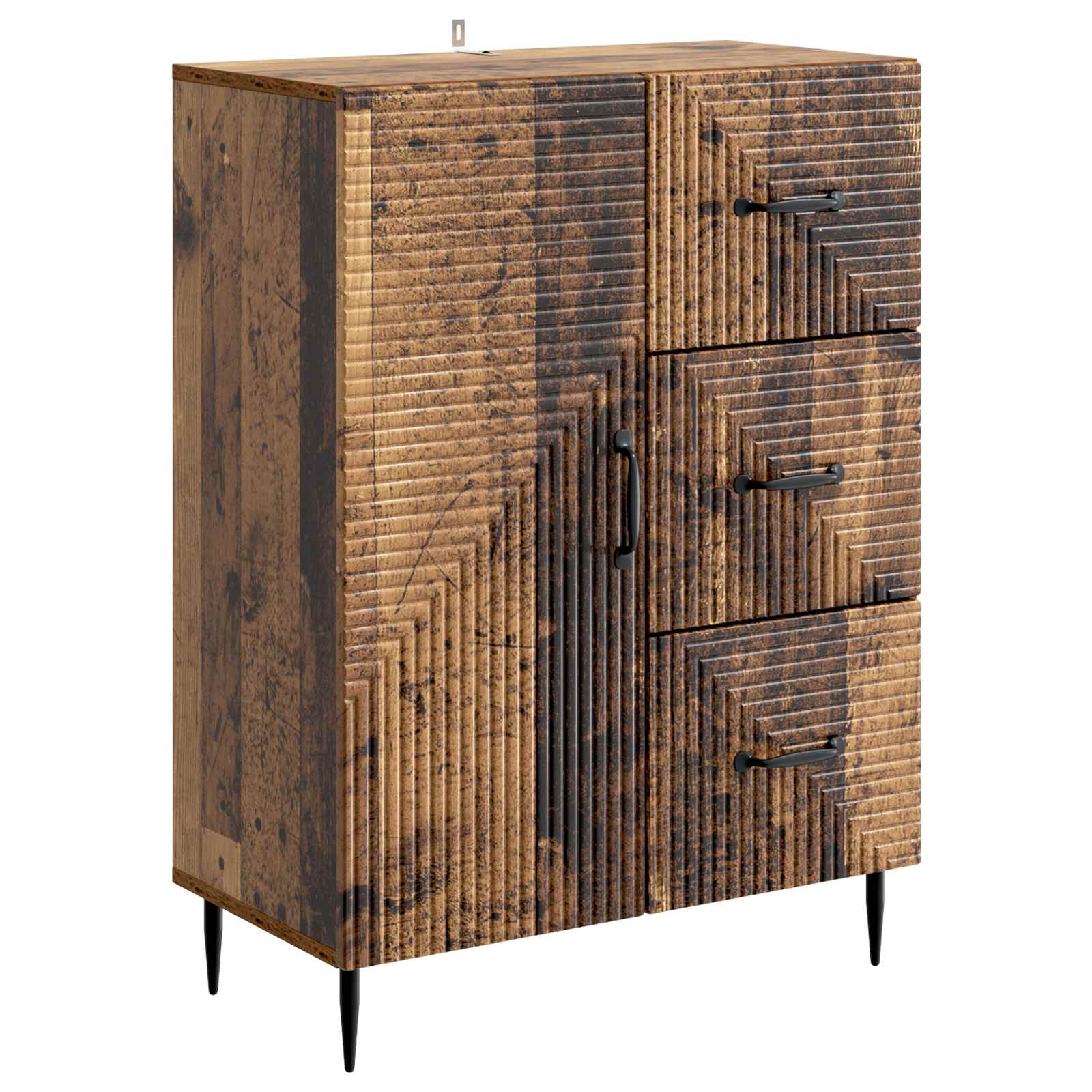 Buffet Bois ancien 66 x 34,5 x 89,5 cm Bois d'ingénierie - XIOS