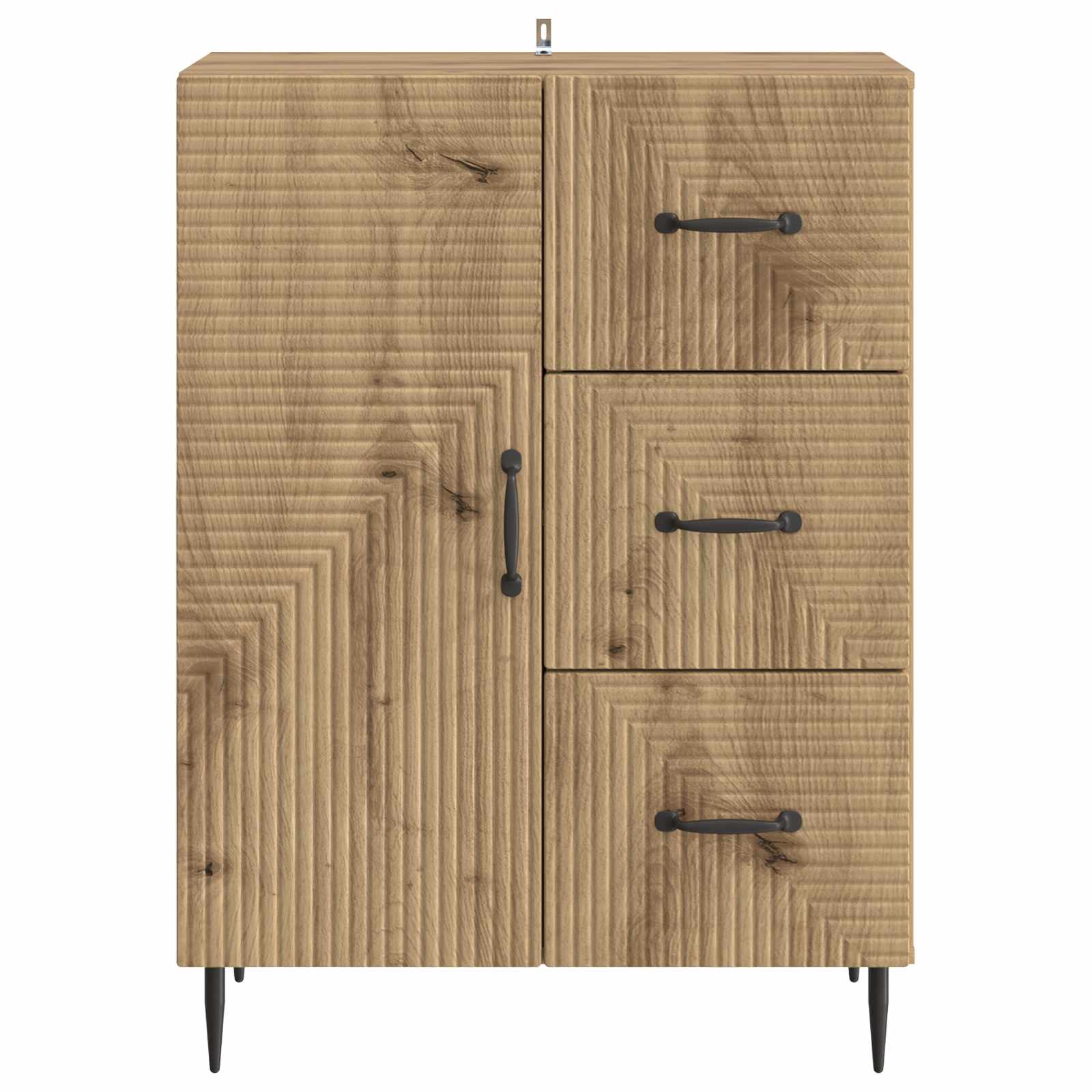 Buffet Chêne artisanal 66 x 34,5 x 89,5 cm Bois d'ingénierie - XIOS