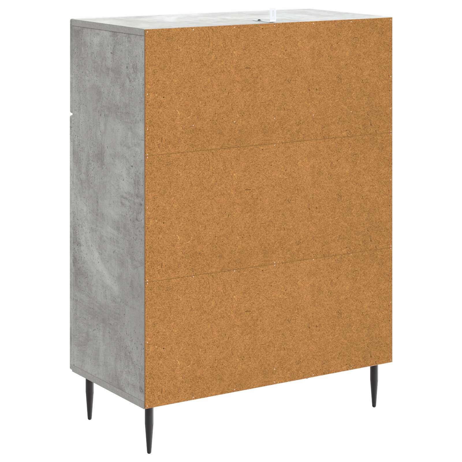 Buffet Gris béton 66 x 34,5 x 89,5 cm Bois d'ingénierie - XIOS