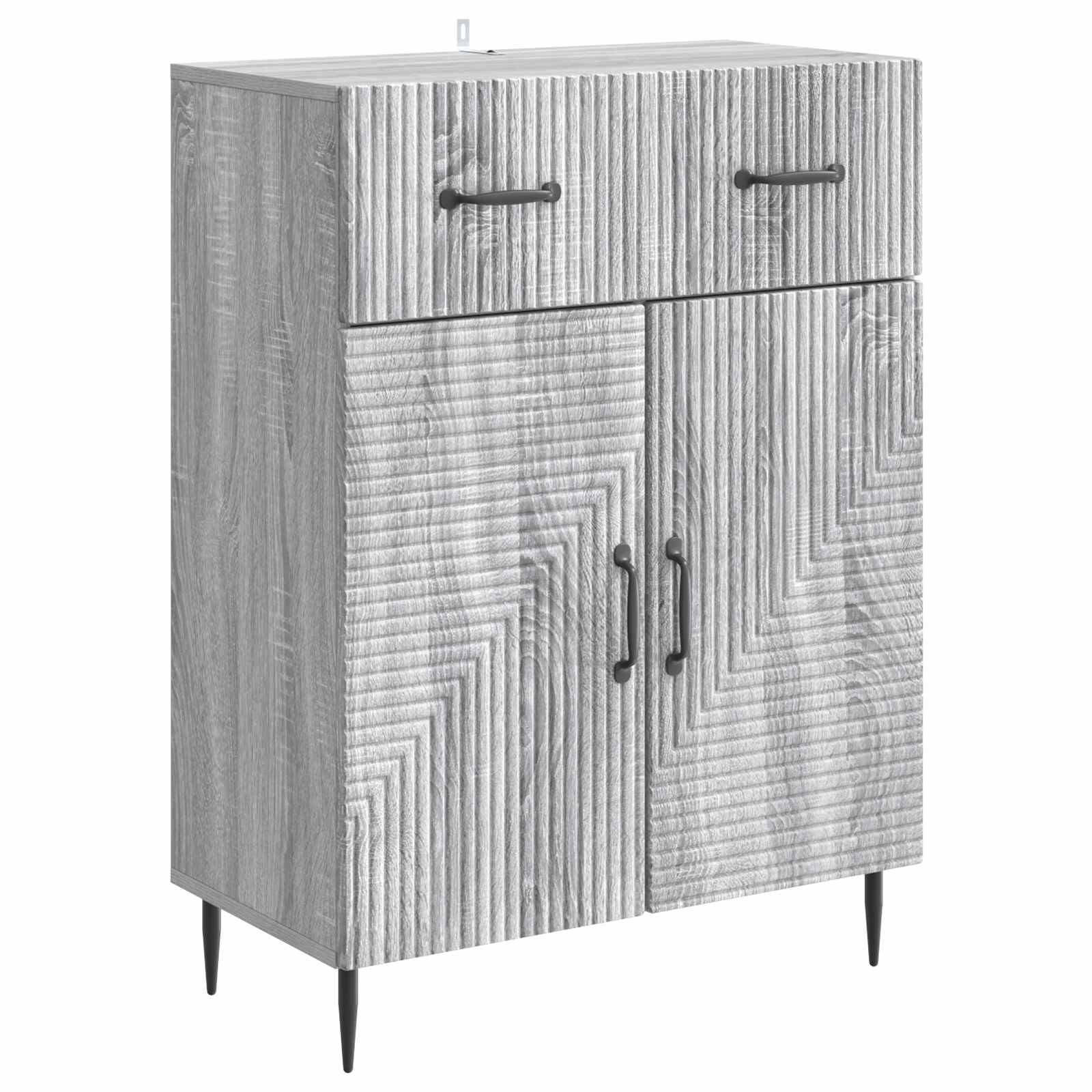 Buffet Sonoma gris 66 x 34,5 x 89,5 cm Bois d'ingénierie - XIOS
