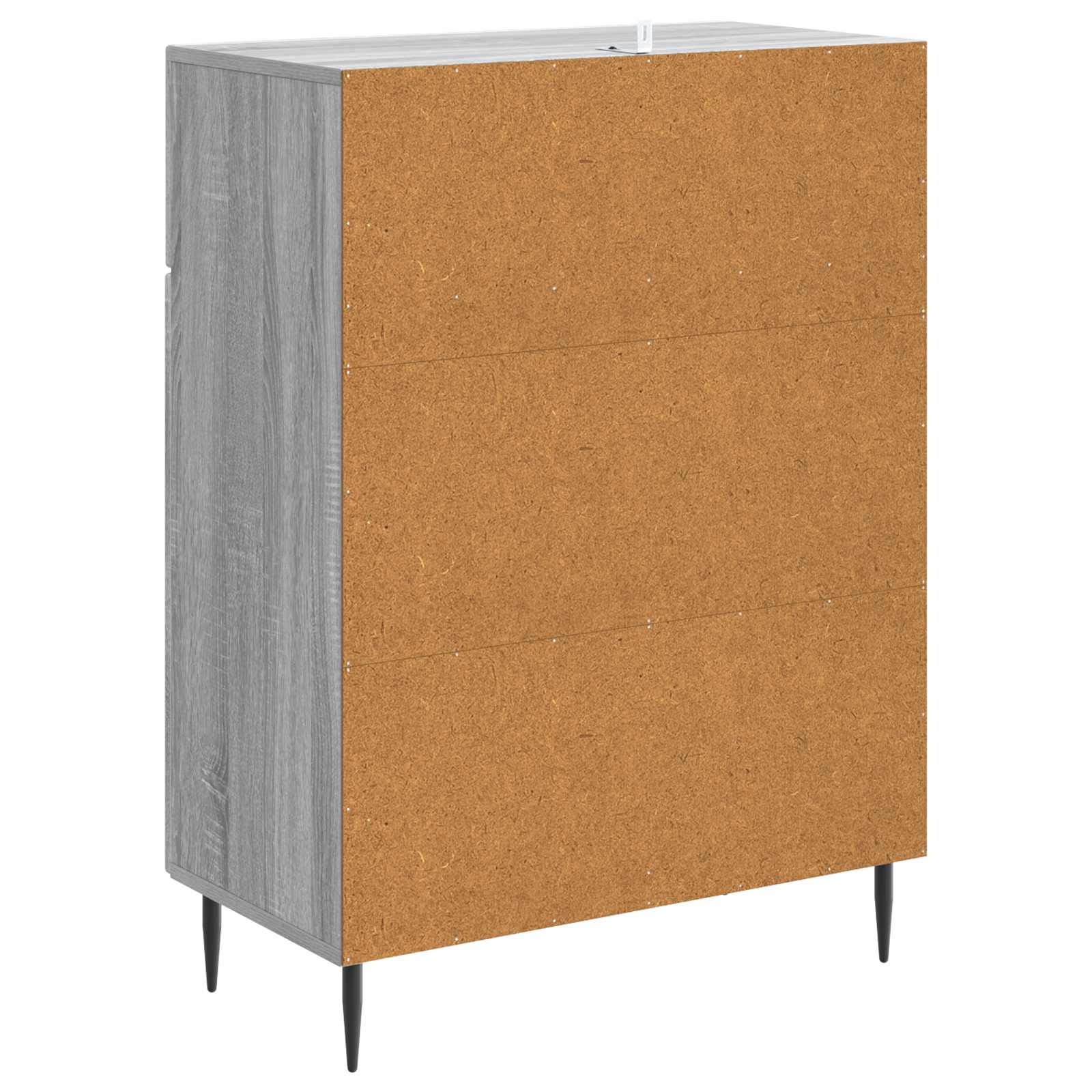 Buffet Sonoma gris 66 x 34,5 x 89,5 cm Bois d'ingénierie - XIOS