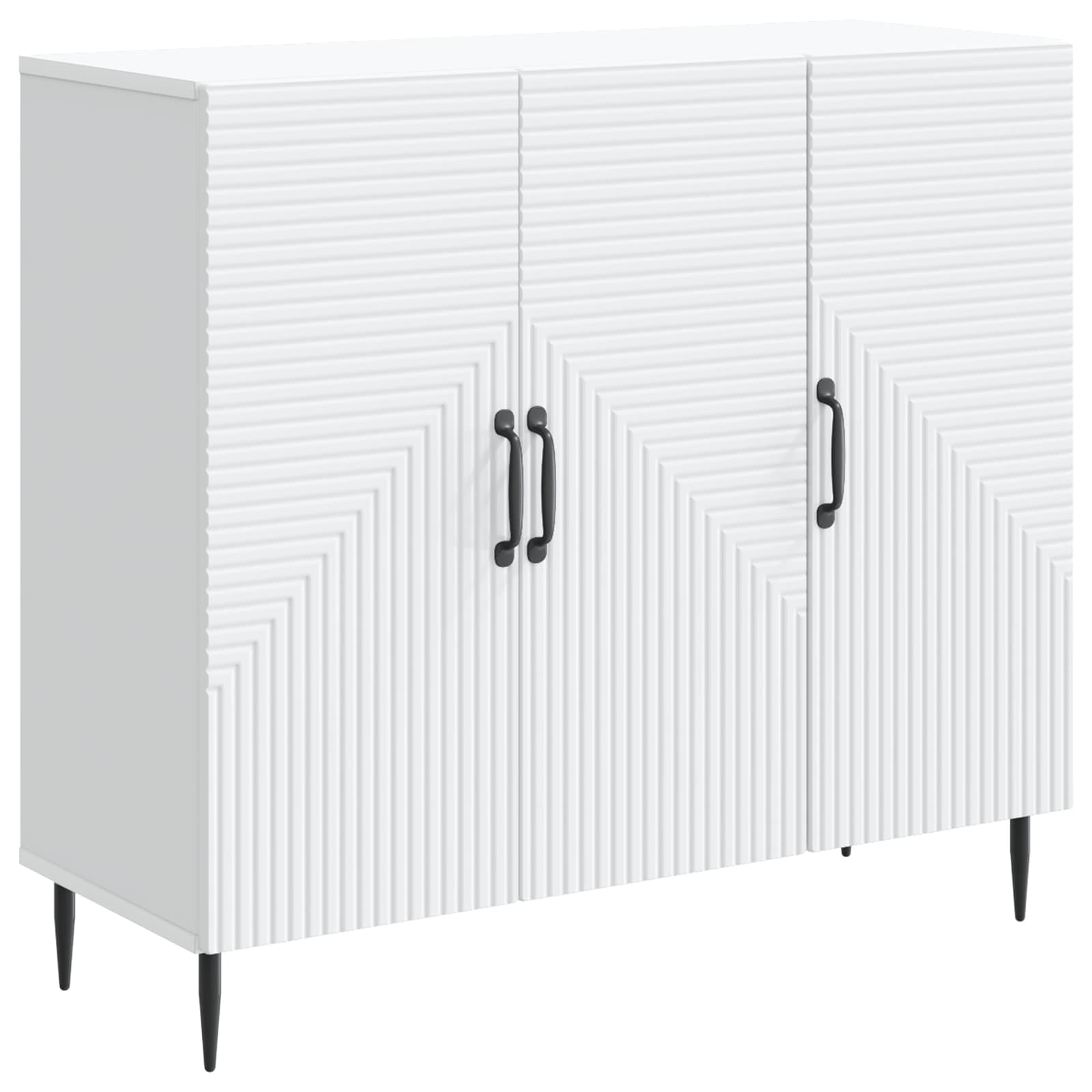 Buffet Blanc 89 x 34,5 x 80 cm Bois d'ingénierie - XIOS