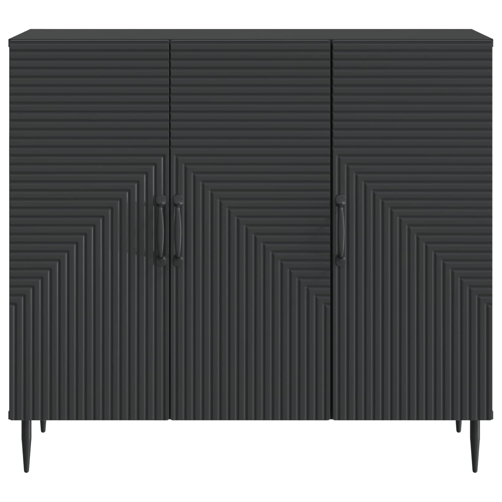 Buffet Noir 89 x 34,5 x 80 cm Bois d'ingénierie - XIOS
