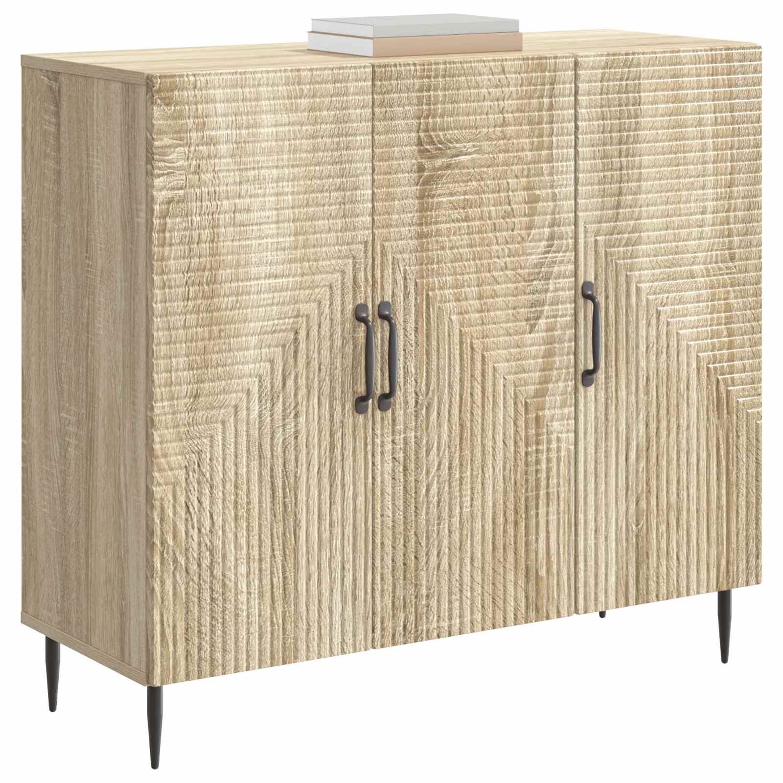 Buffet Chêne Sonoma 89 x 34,5 x 80 cm Bois d'ingénierie - XIOS