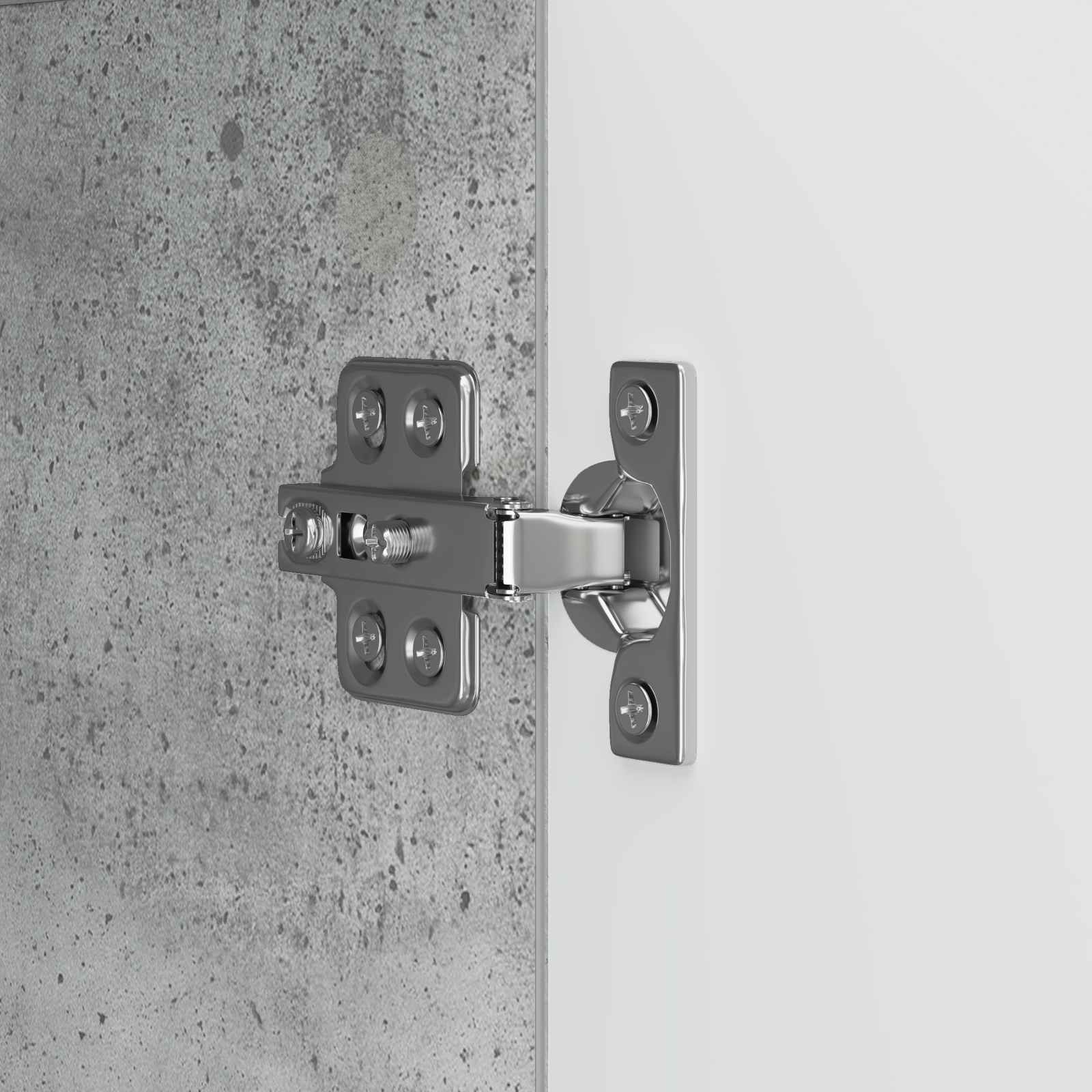 Buffet Gris béton 89 x 34,5 x 80 cm Bois d'ingénierie - XIOS