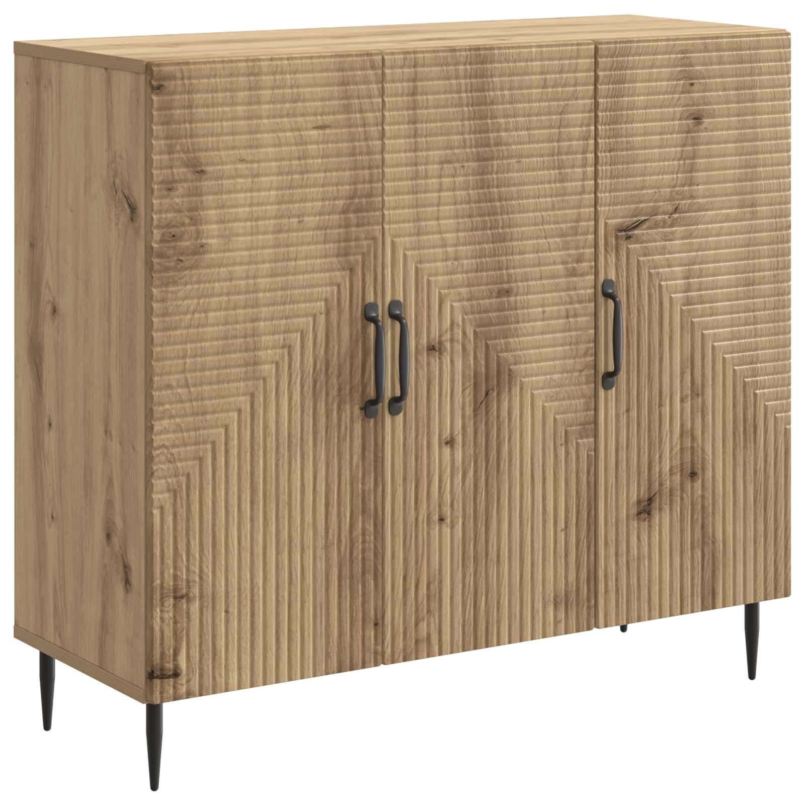 Buffet Chêne artisanal 89 x 34,5 x 80 cm Bois d'ingénierie - XIOS