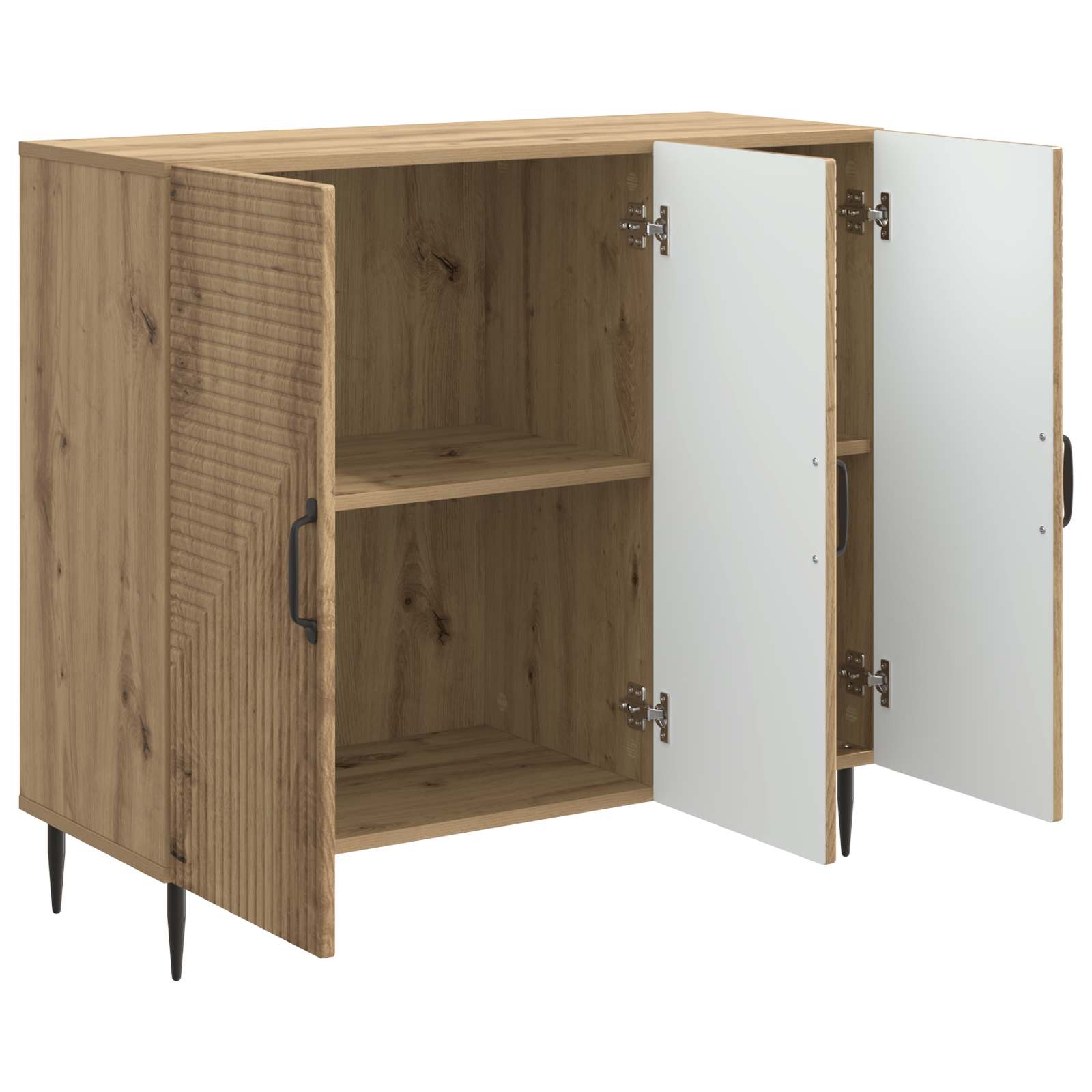 Buffet Chêne artisanal 89 x 34,5 x 80 cm Bois d'ingénierie - XIOS