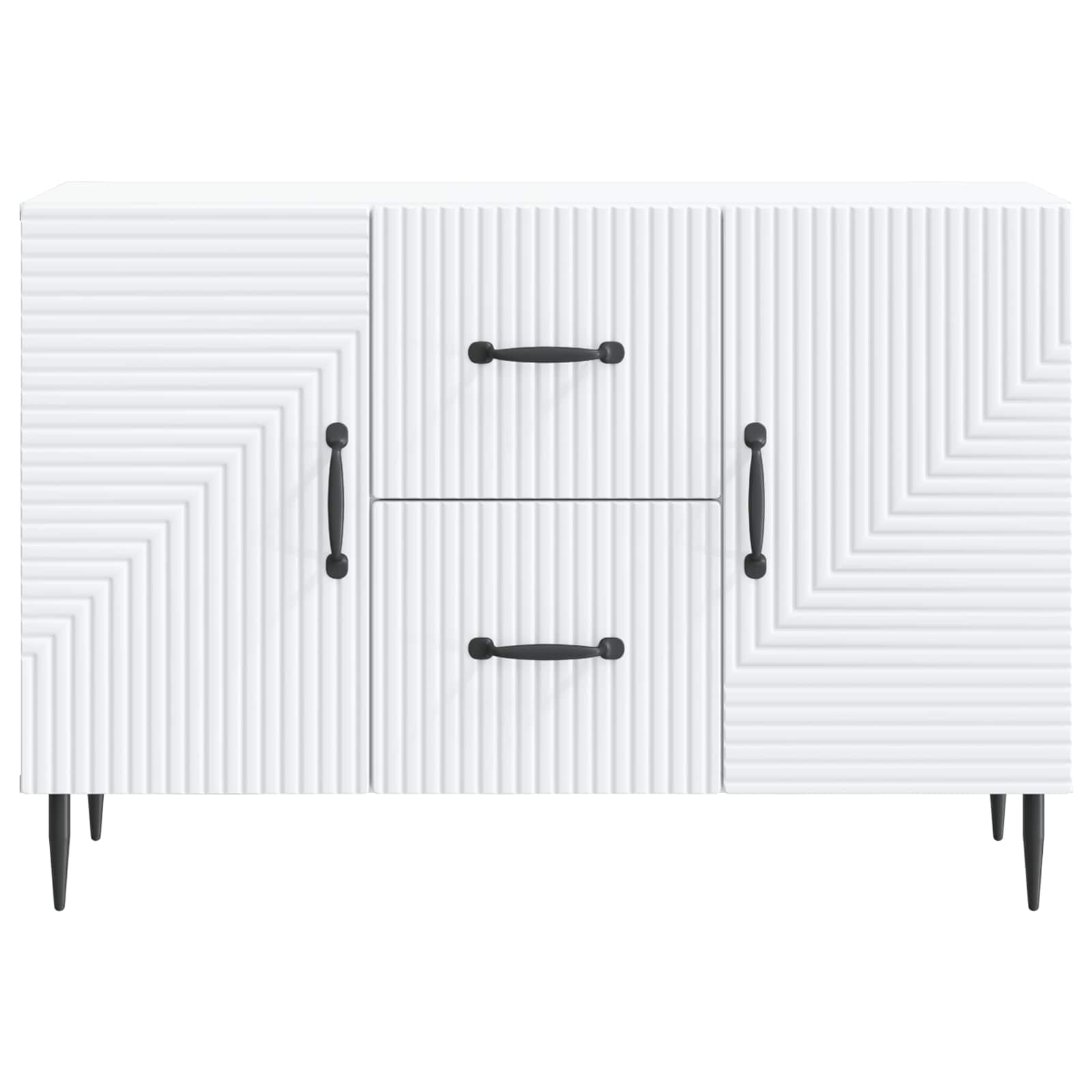 Buffet avec tiroir Blanc 89 x 34,5 x 60 cm Bois d'ingénierie - XIOS