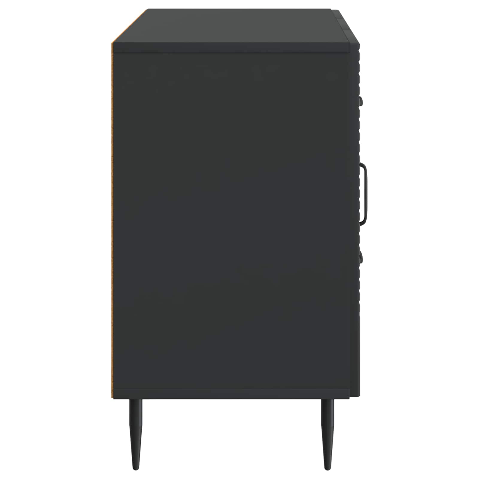 Buffet avec tiroir Noir 89 x 34,5 x 60 cm Bois d'ingénierie - XIOS