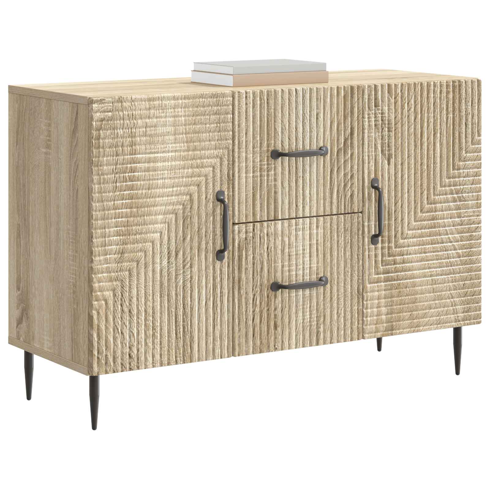 Buffet Chêne Sonoma 89 x 34,5 x 60 cm Bois d'ingénierie - XIOS
