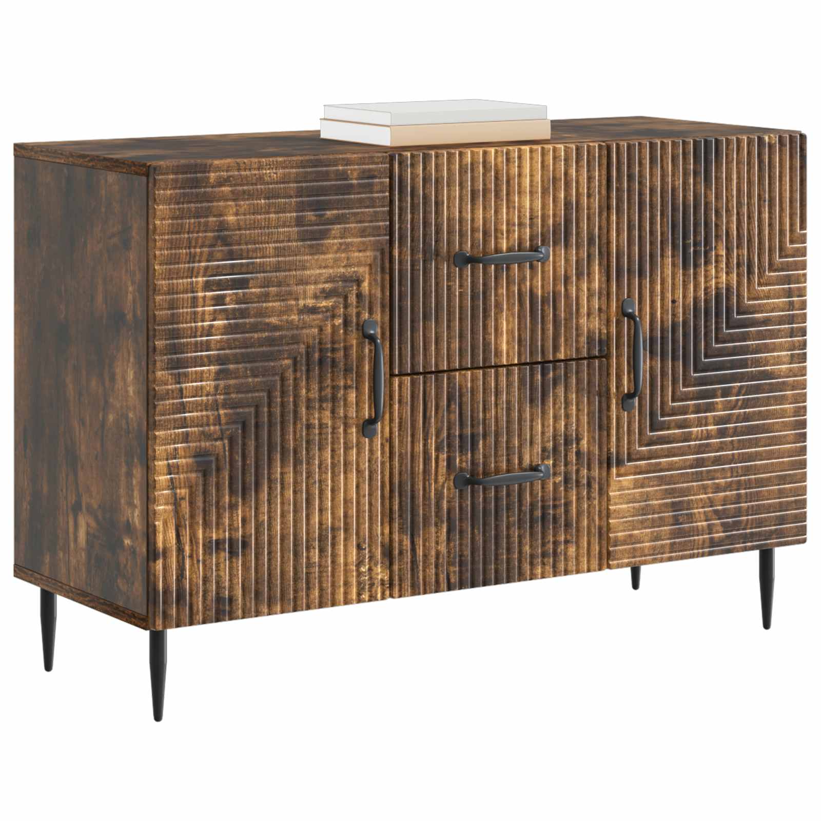 Buffet Chêne fumé 89 x 34,5 x 60 cm Bois d'ingénierie - XIOS